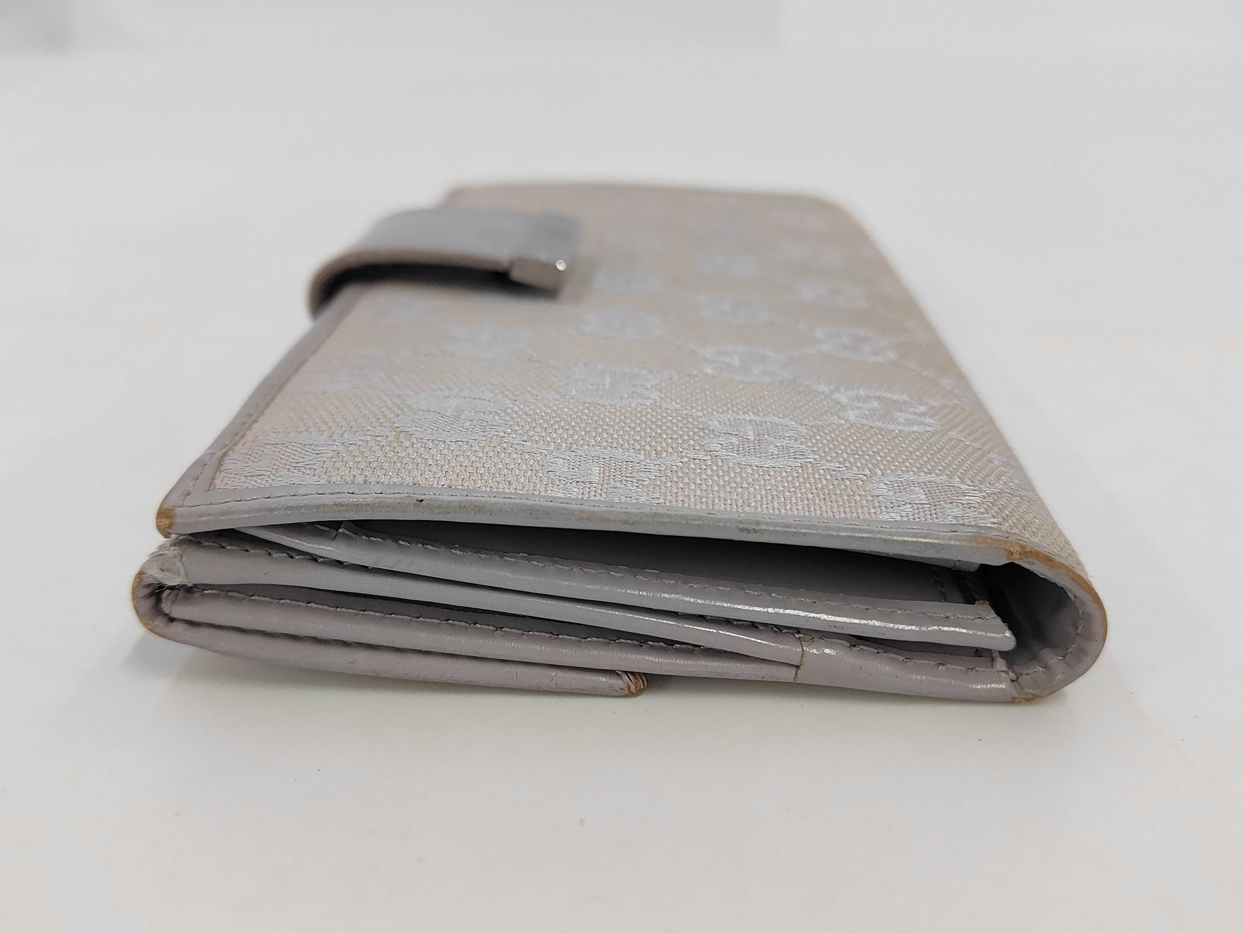 GG Canvas Long Wallet, Lilac, 74210 — view 6