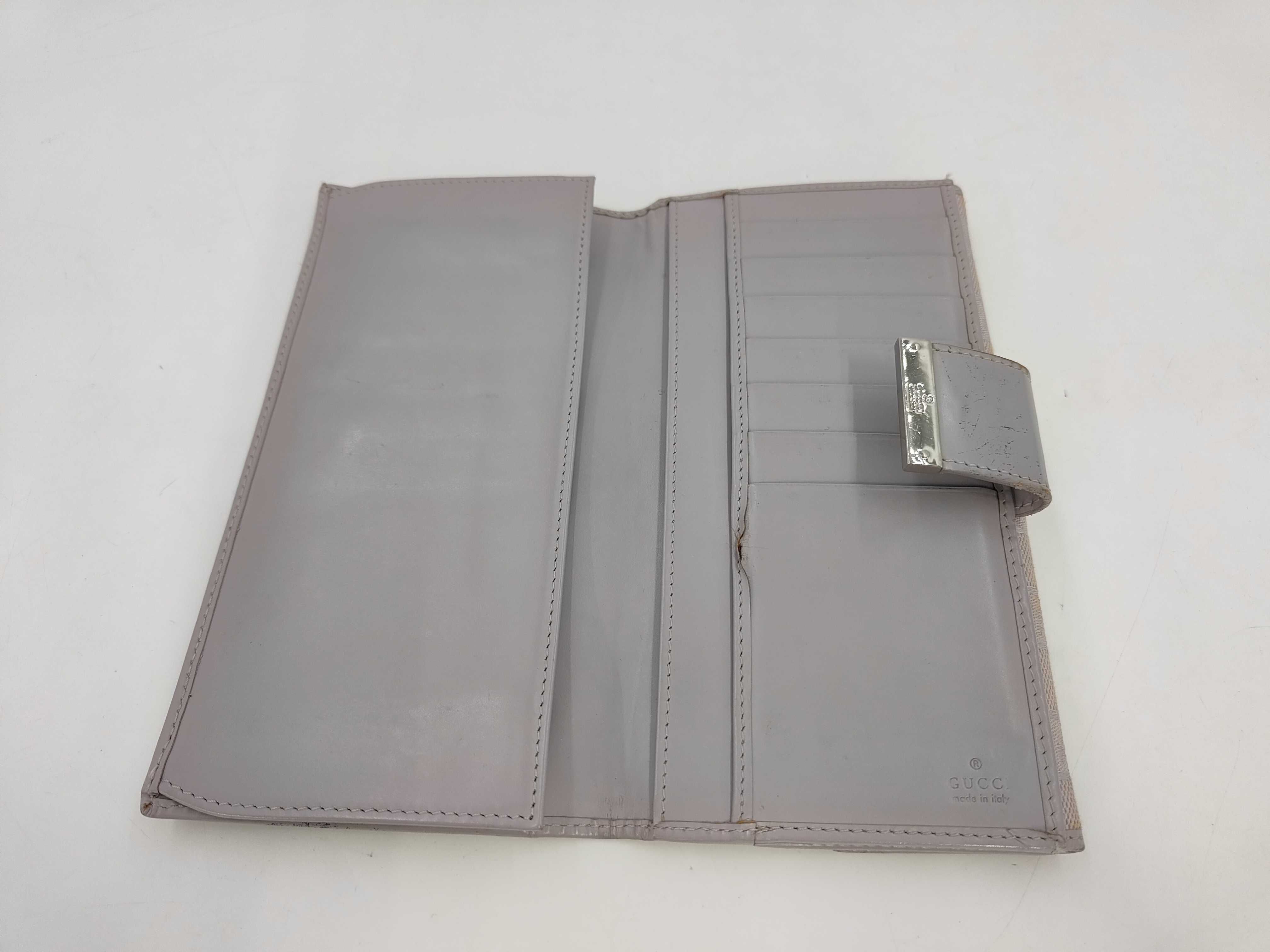 GG Canvas Long Wallet, Lilac, 74210 — view 8