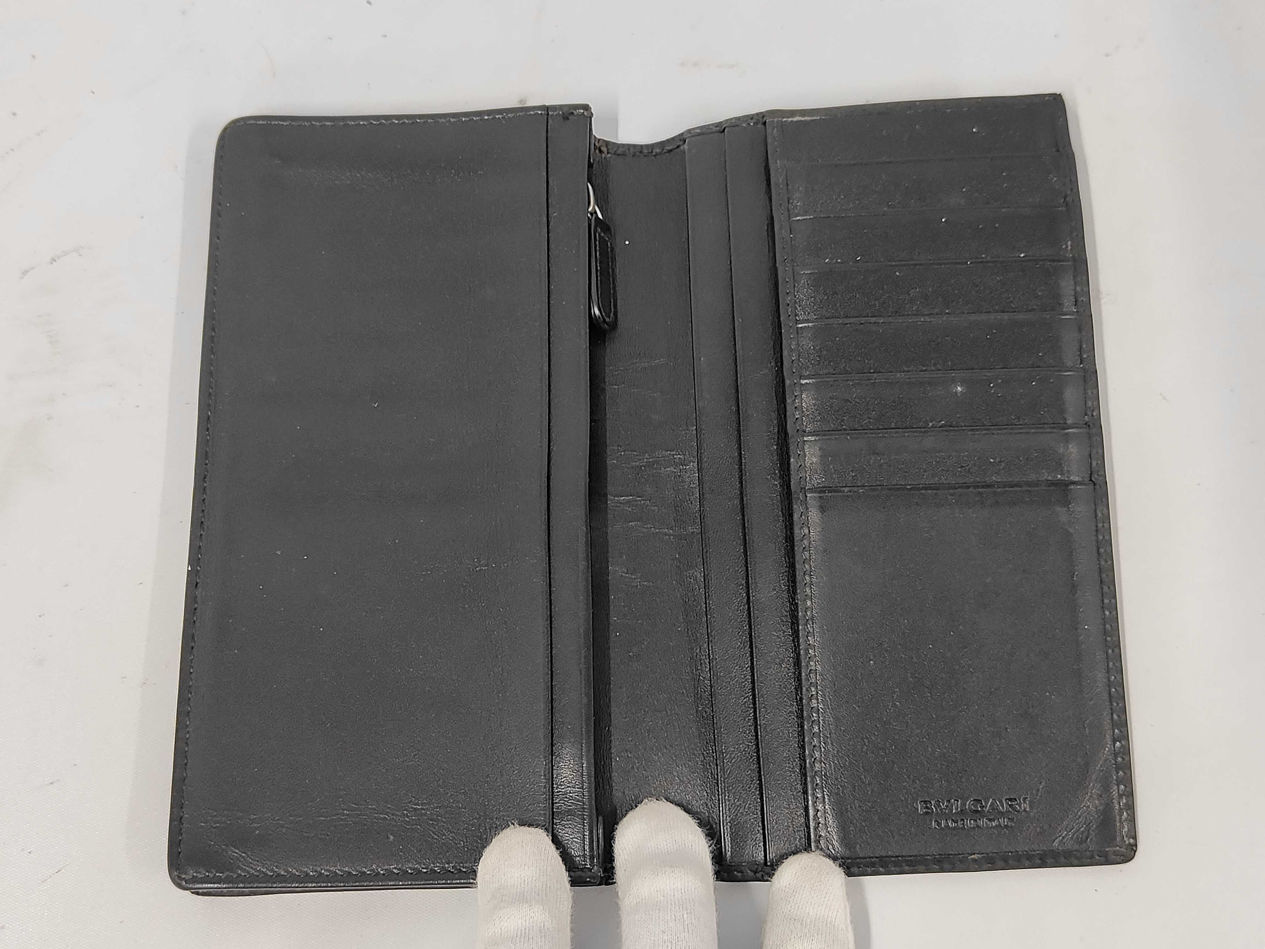 Bulgari Logo PVC Long Wallet — view 8