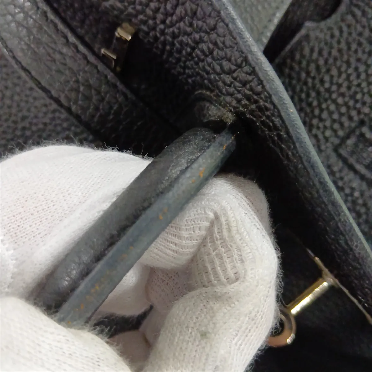 [Individually packaged] Hermes Birkin 30 Letournée Togo Black Gold Hardware M: 2009 — view 13