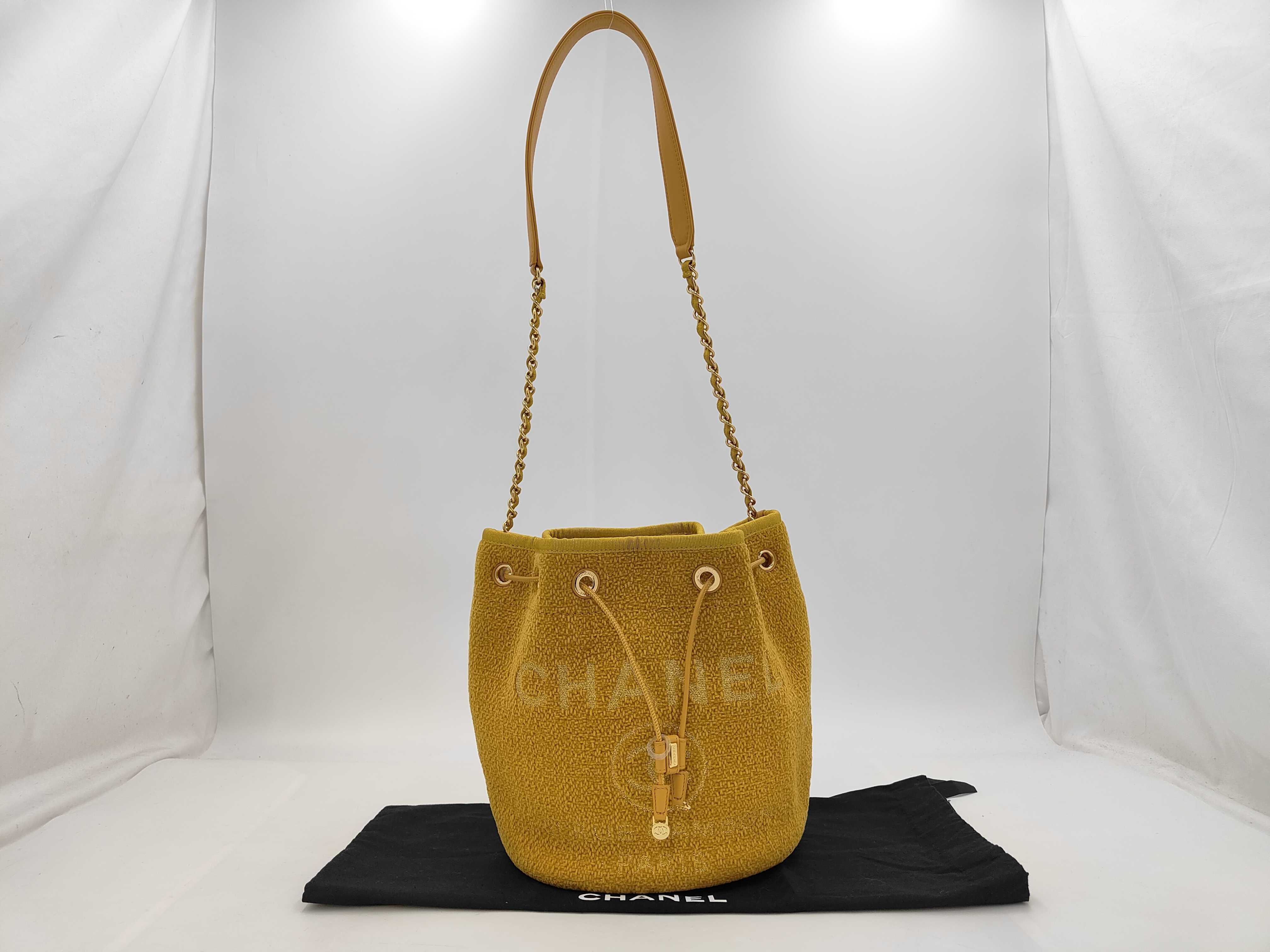 Deauville Bucket Bag (Yellow) Shoulder Bag