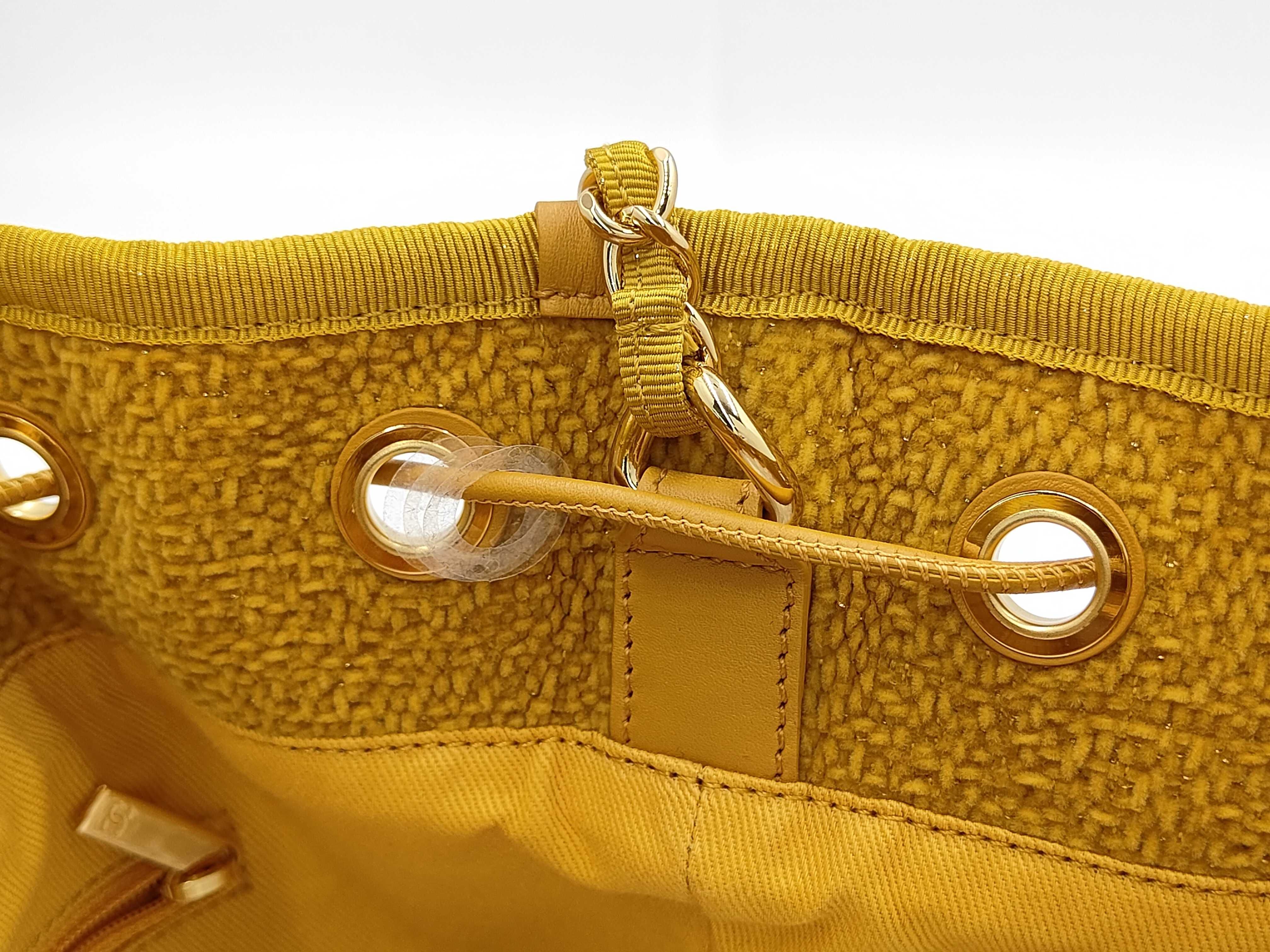 Deauville Bucket Bag (Yellow) Shoulder Bag — view 8