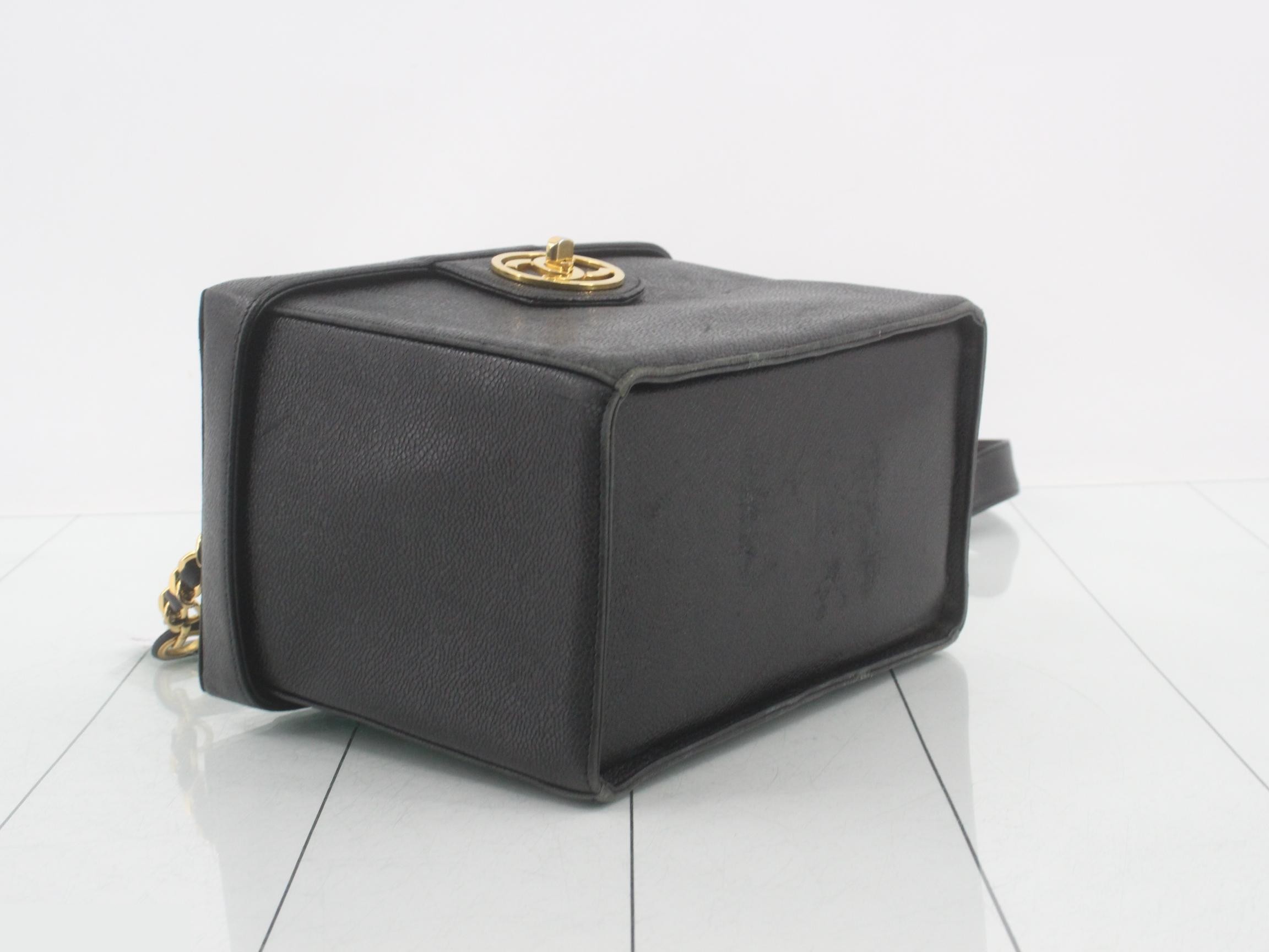 Vanity Case, Coco Mark, Caviar Skin, 2-Way Turnlock, Coco Mark — view 5