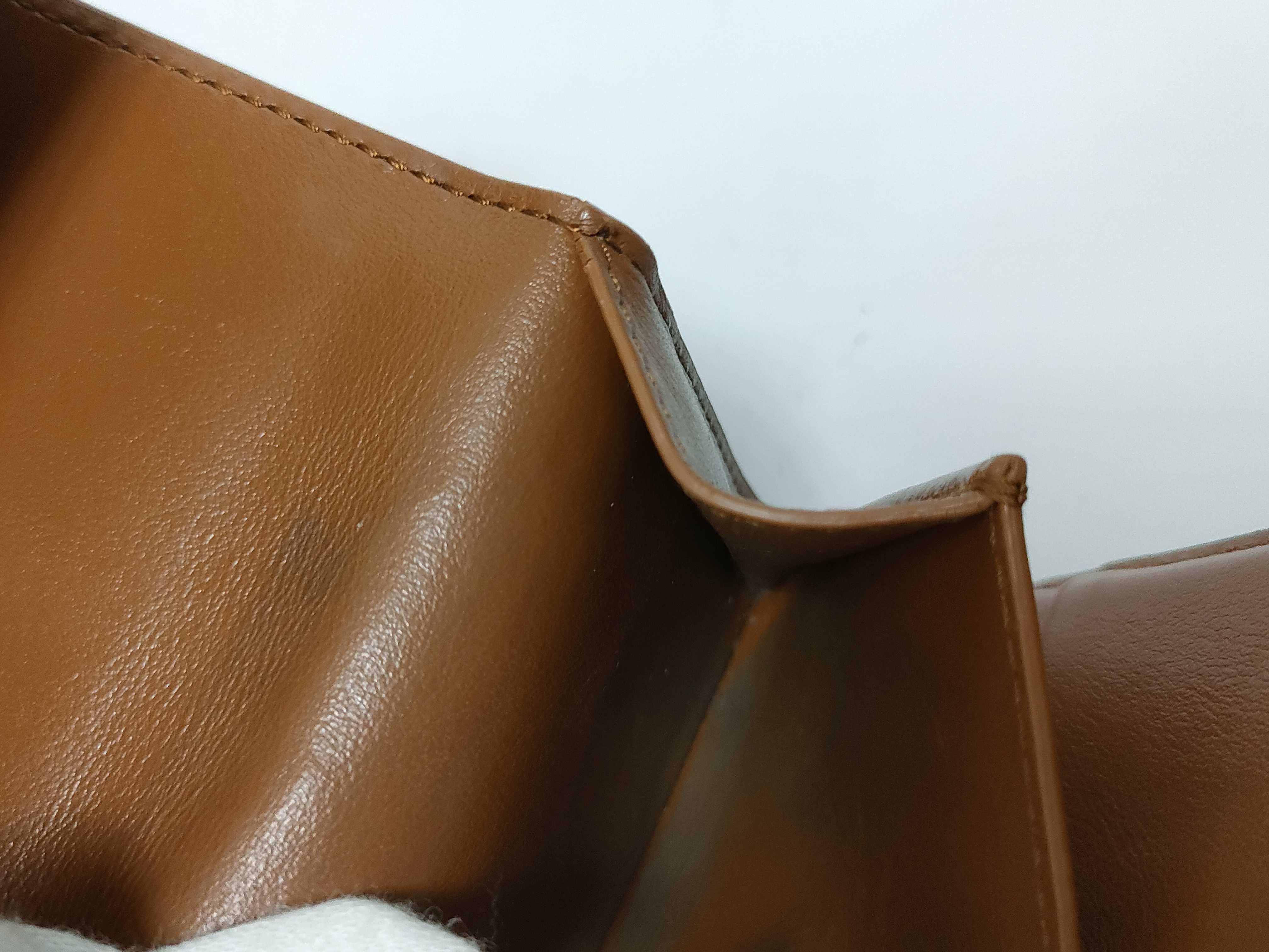 Small Trifold Wallet 16, Tri-fold Wallet, Calfskin, Brown, W-FG-523 — view 12