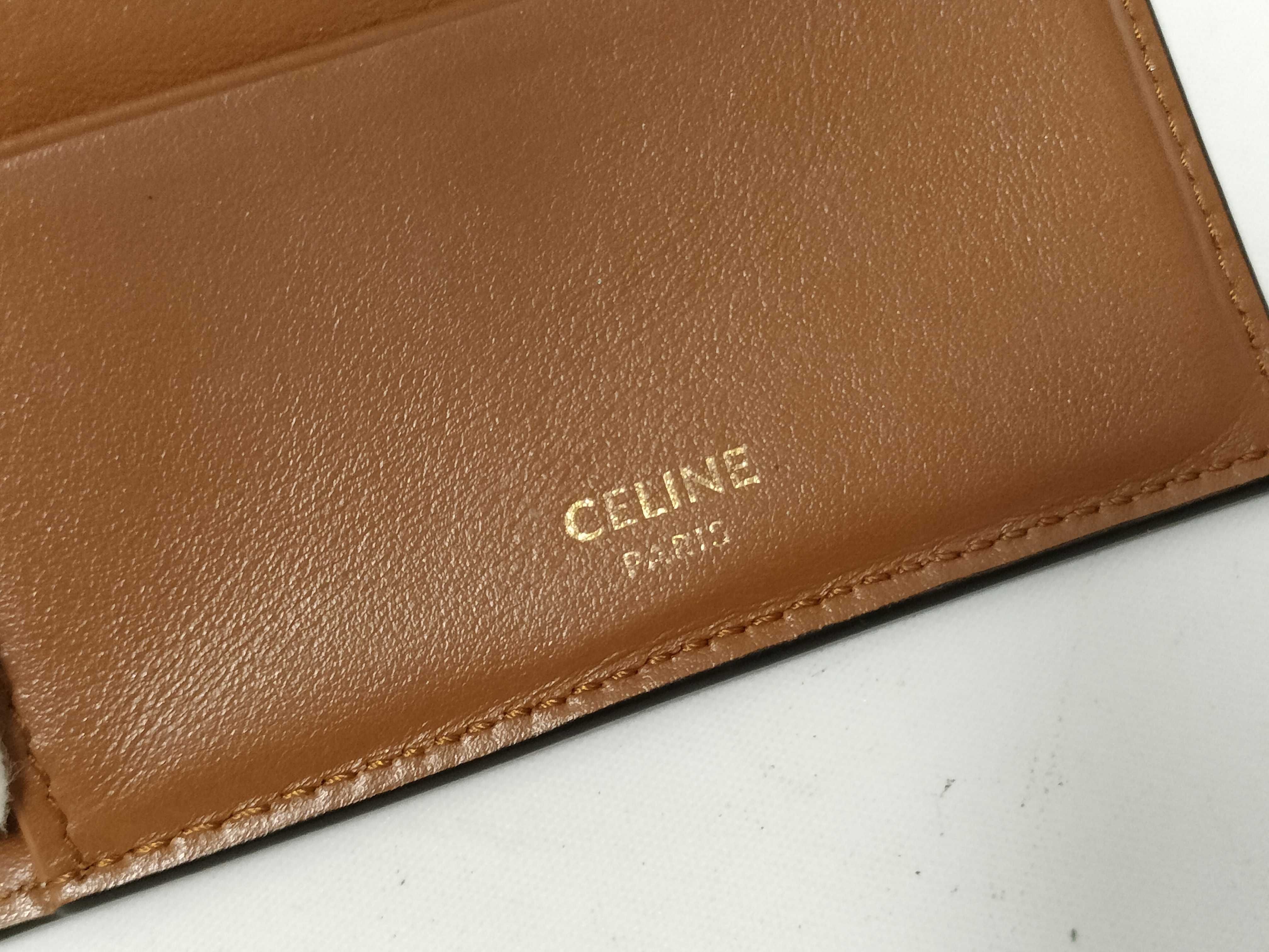 Small Trifold Wallet 16, Tri-fold Wallet, Calfskin, Brown, W-FG-523 — view 9
