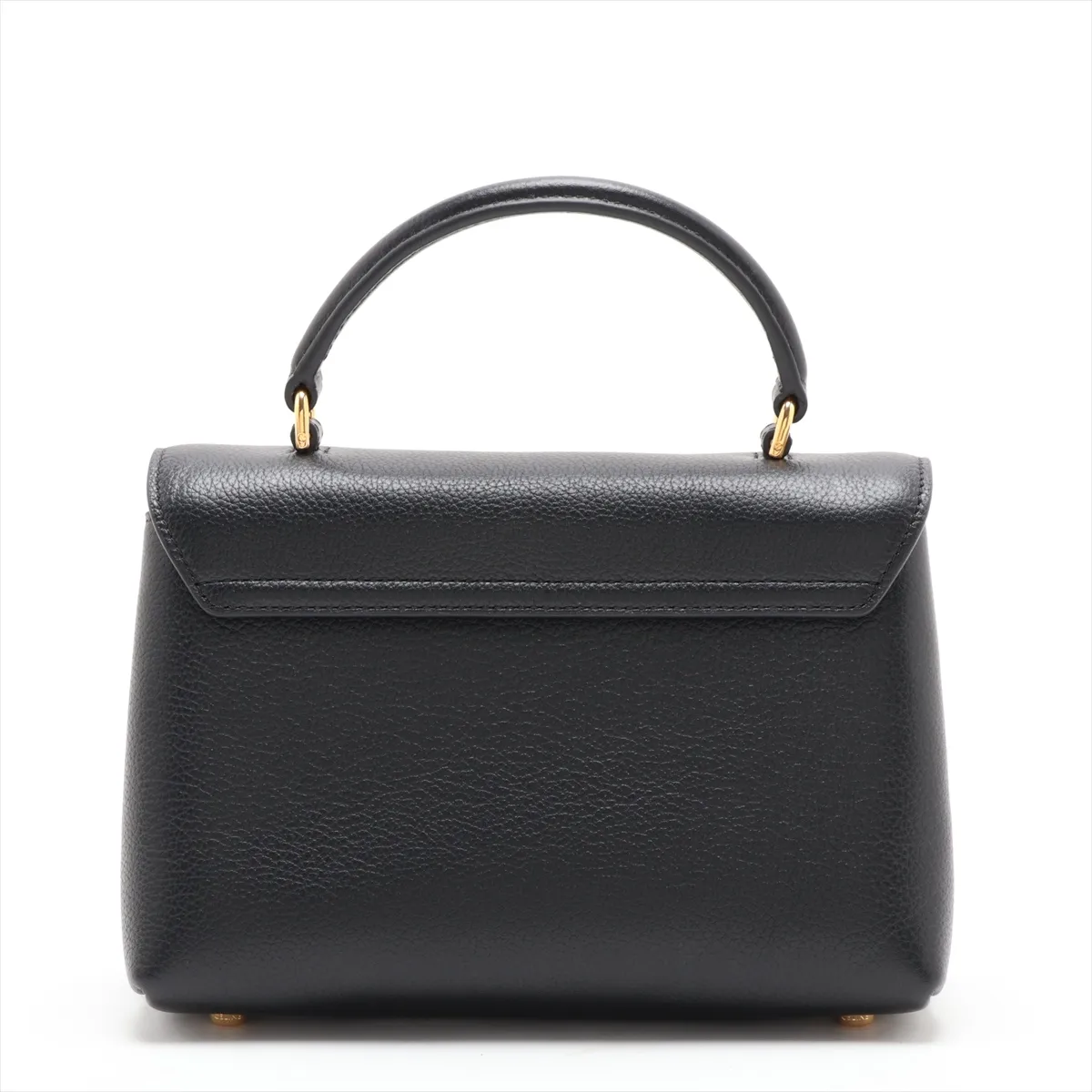 Triomphe Teen Nino Leather 2-Way Handbag, Black — view 2
