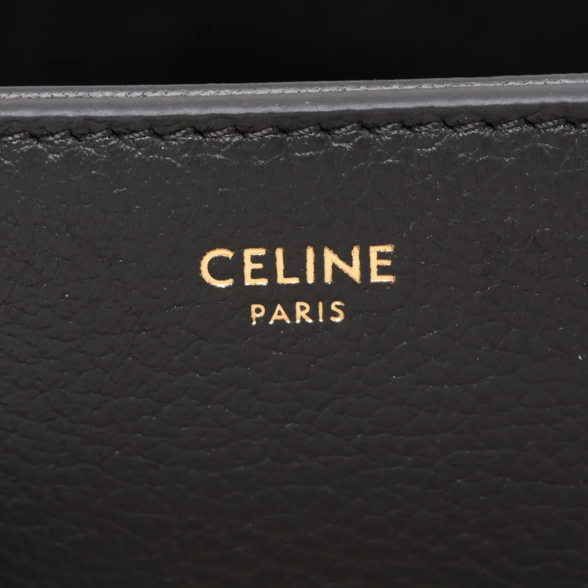Triomphe Teen Nino Leather 2-Way Handbag, Black — view 13