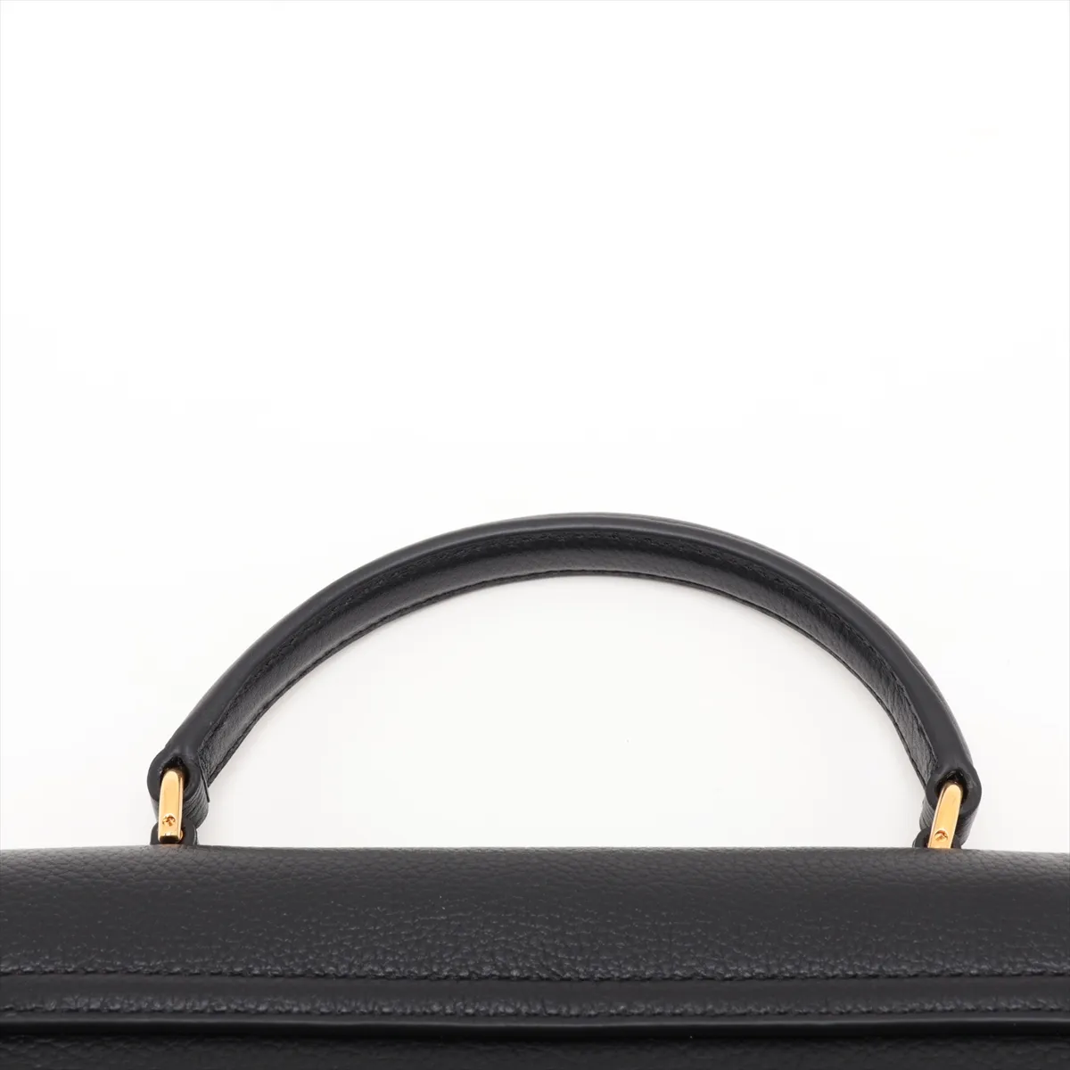 Triomphe Teen Nino Leather 2-Way Handbag, Black — view 6
