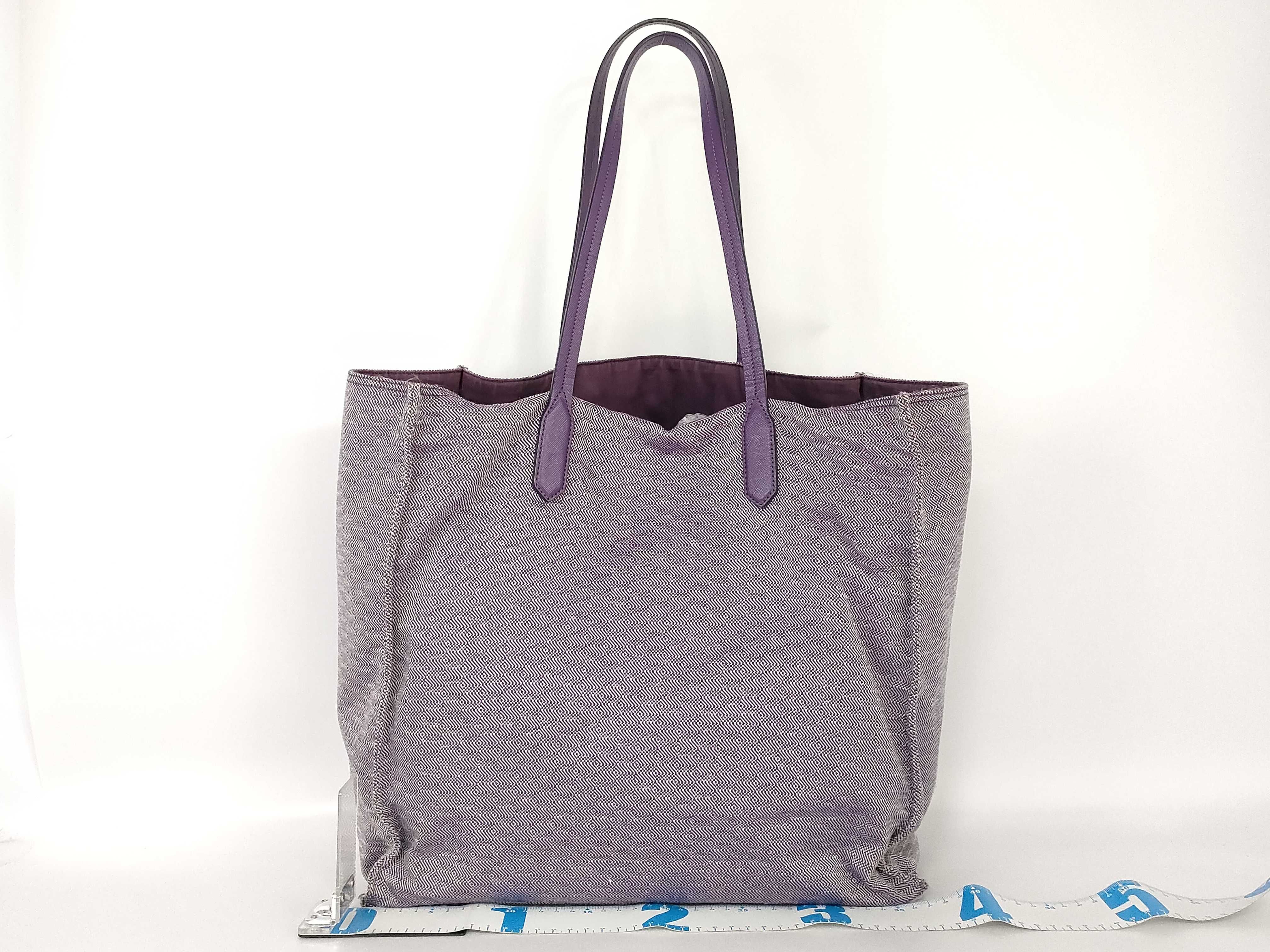 tote bag with triangular logo — view 2
