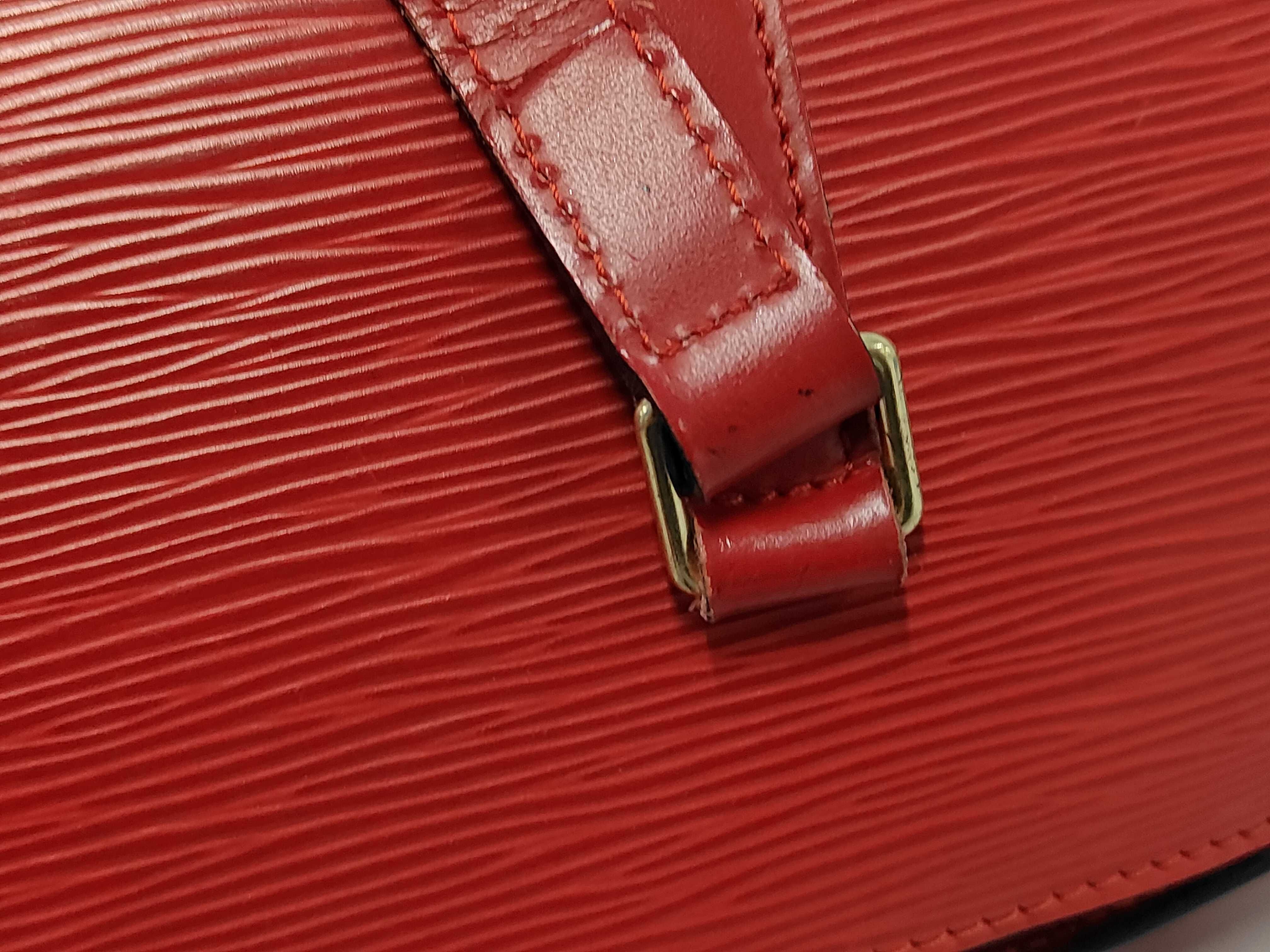 LV Soufflot Epi Red Bag — view 7