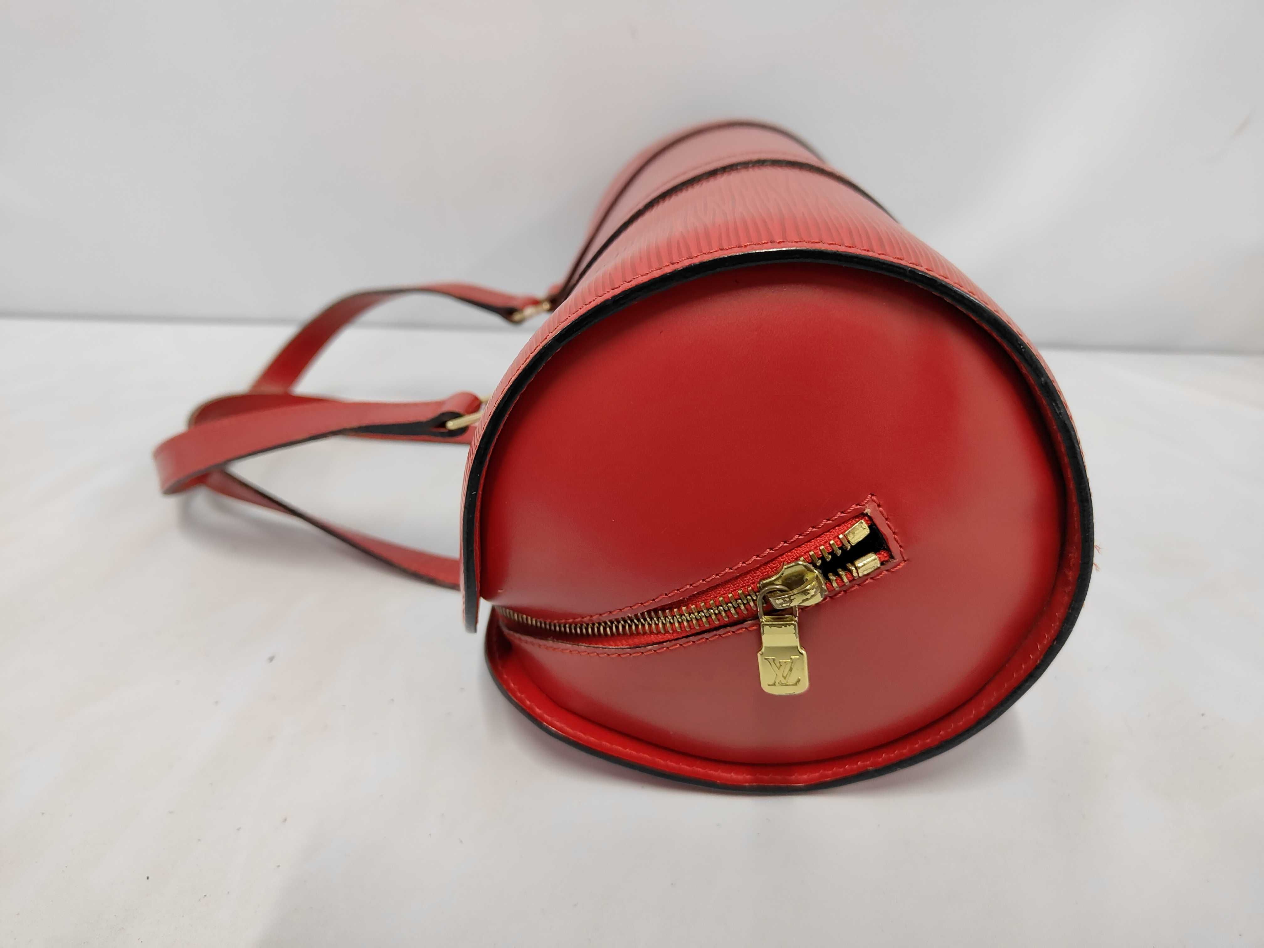LV Soufflot Epi Red Bag — view 9