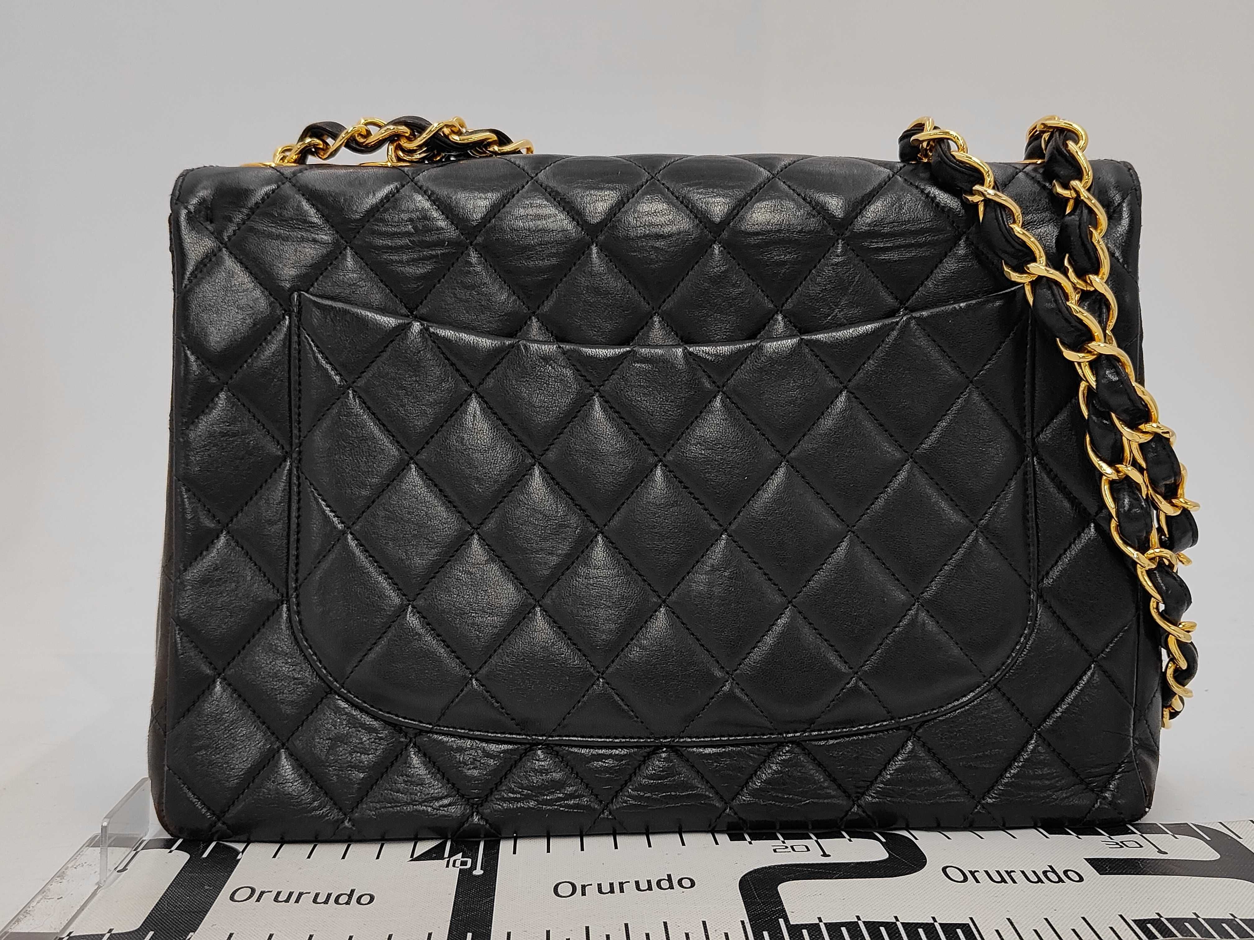 Matelassé Lambskin Double Chain Shoulder Bag, Black, Series 3, Item Number 3682357 — view 2