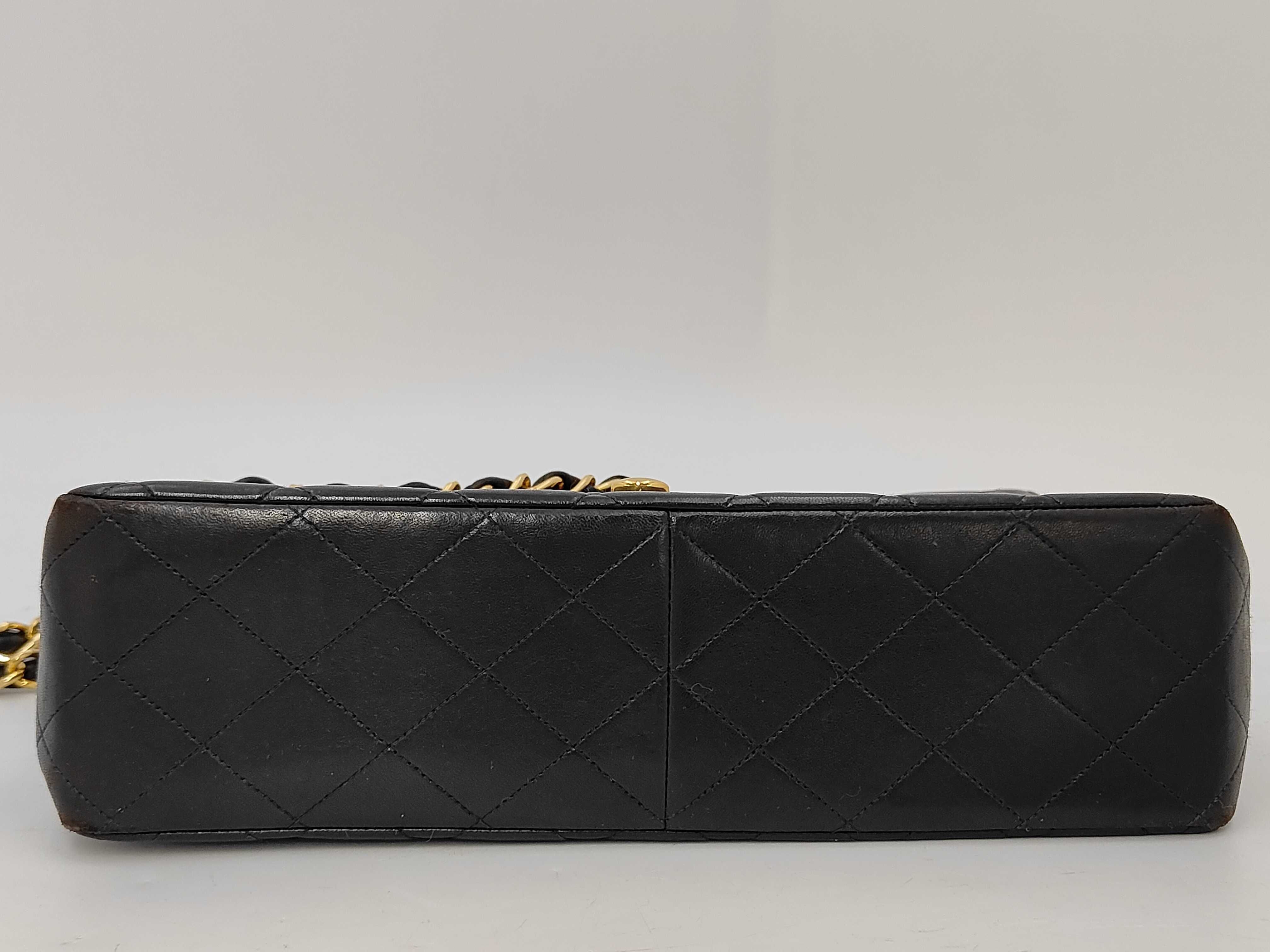 Matelassé Lambskin Double Chain Shoulder Bag, Black, Series 3, Item Number 3682357 — view 4
