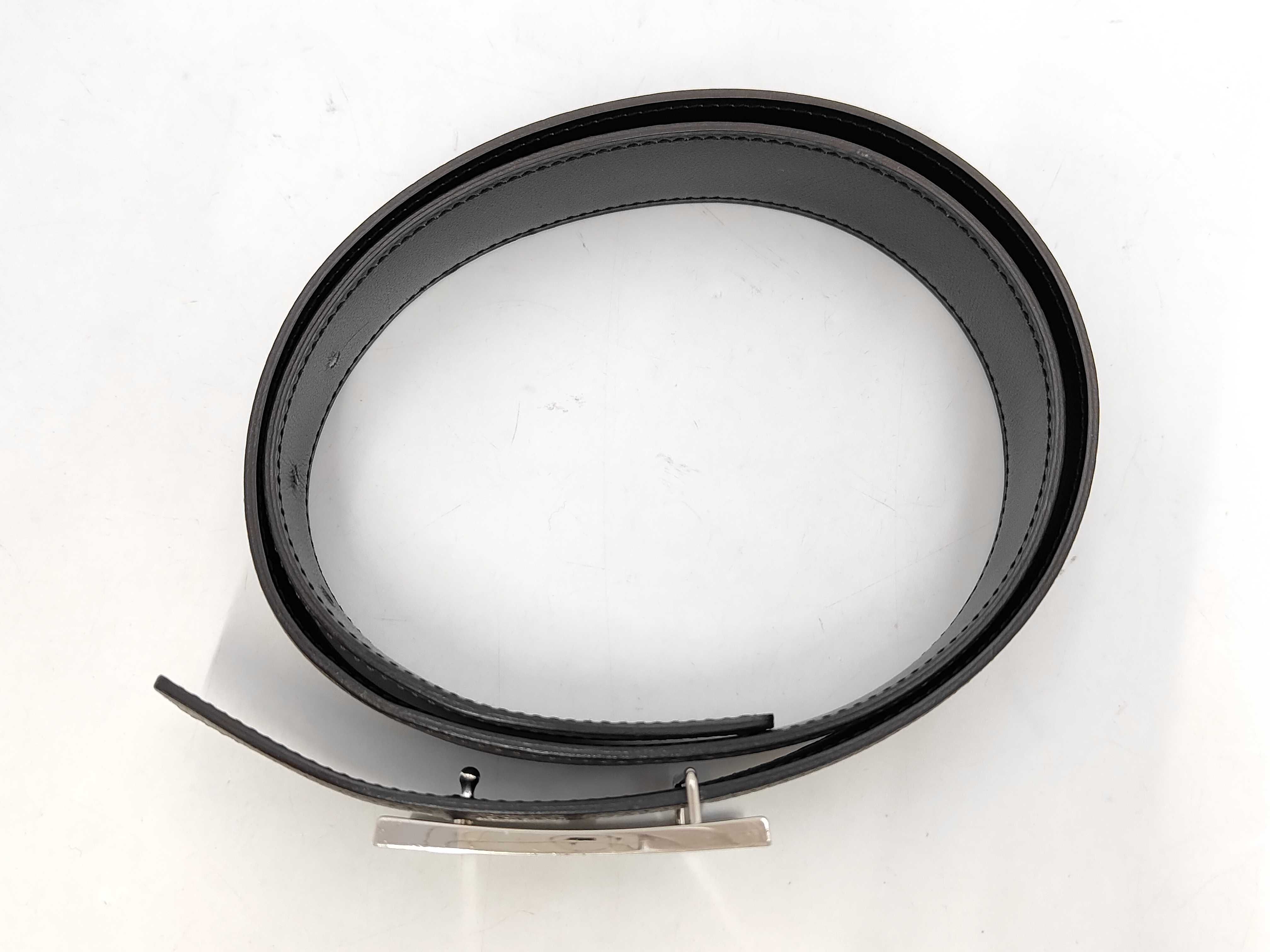 H O Carré Buckle Belt, Gray Belt — view 2