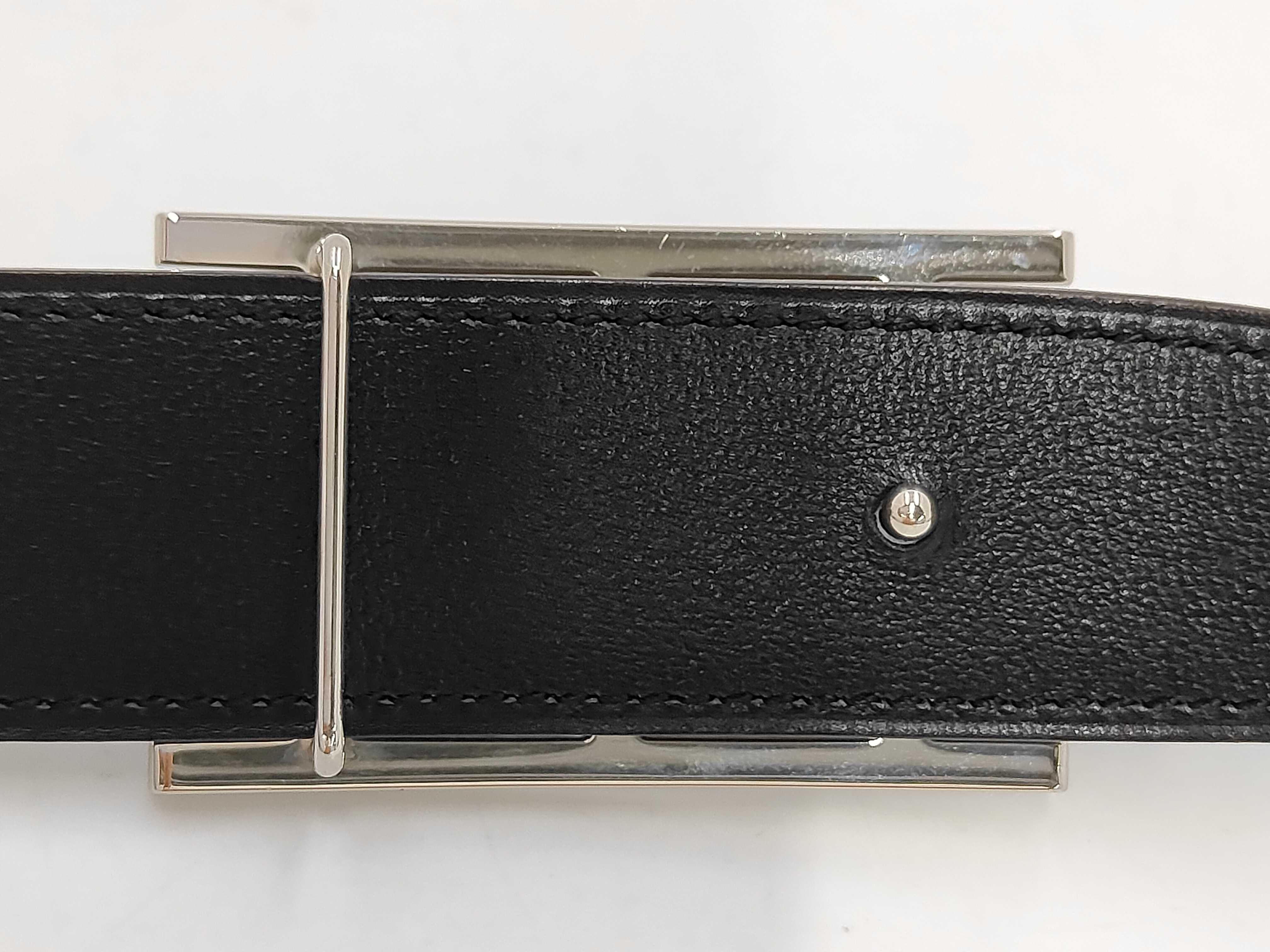 H O Carré Buckle Belt, Gray Belt — view 4