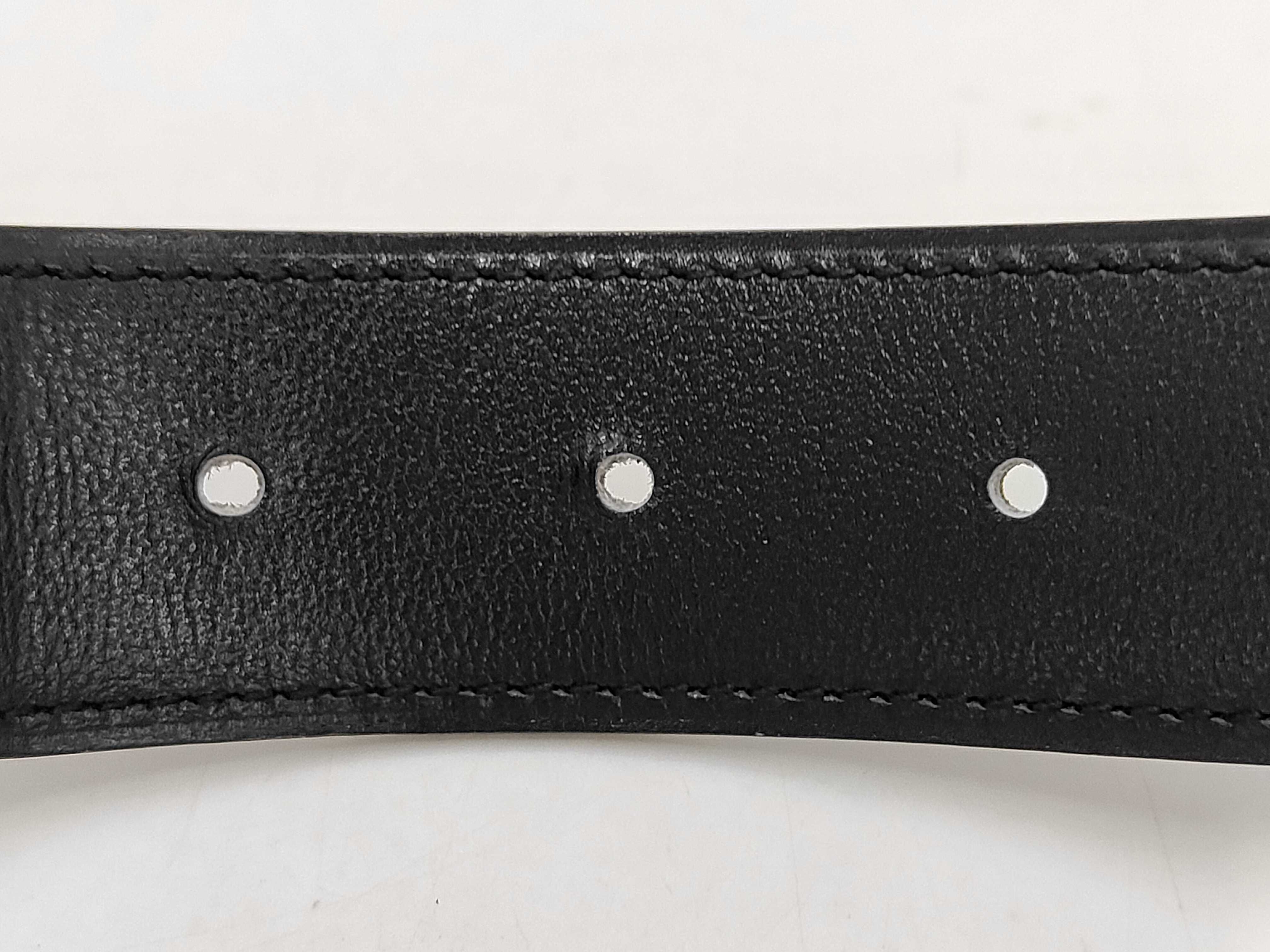 H O Carré Buckle Belt, Gray Belt — view 6