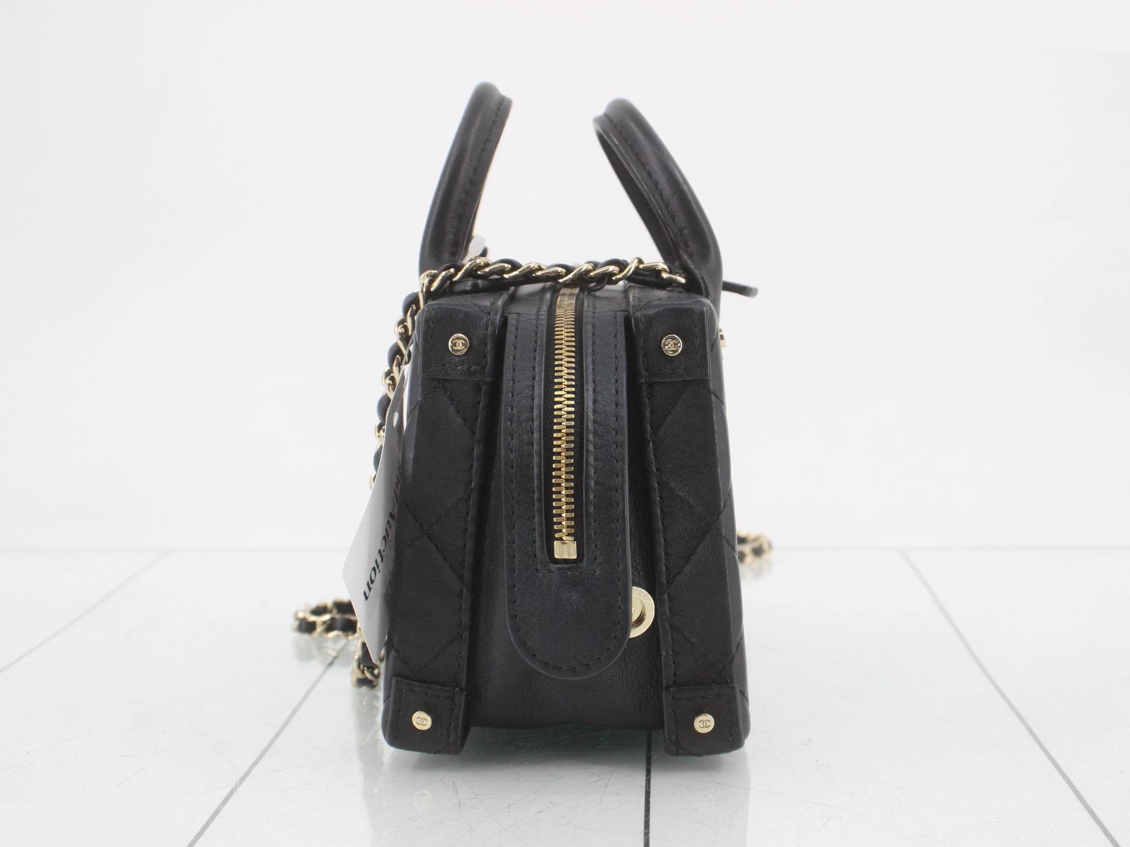 2-Way Top Handle Leather Shoulder Bag — view 3