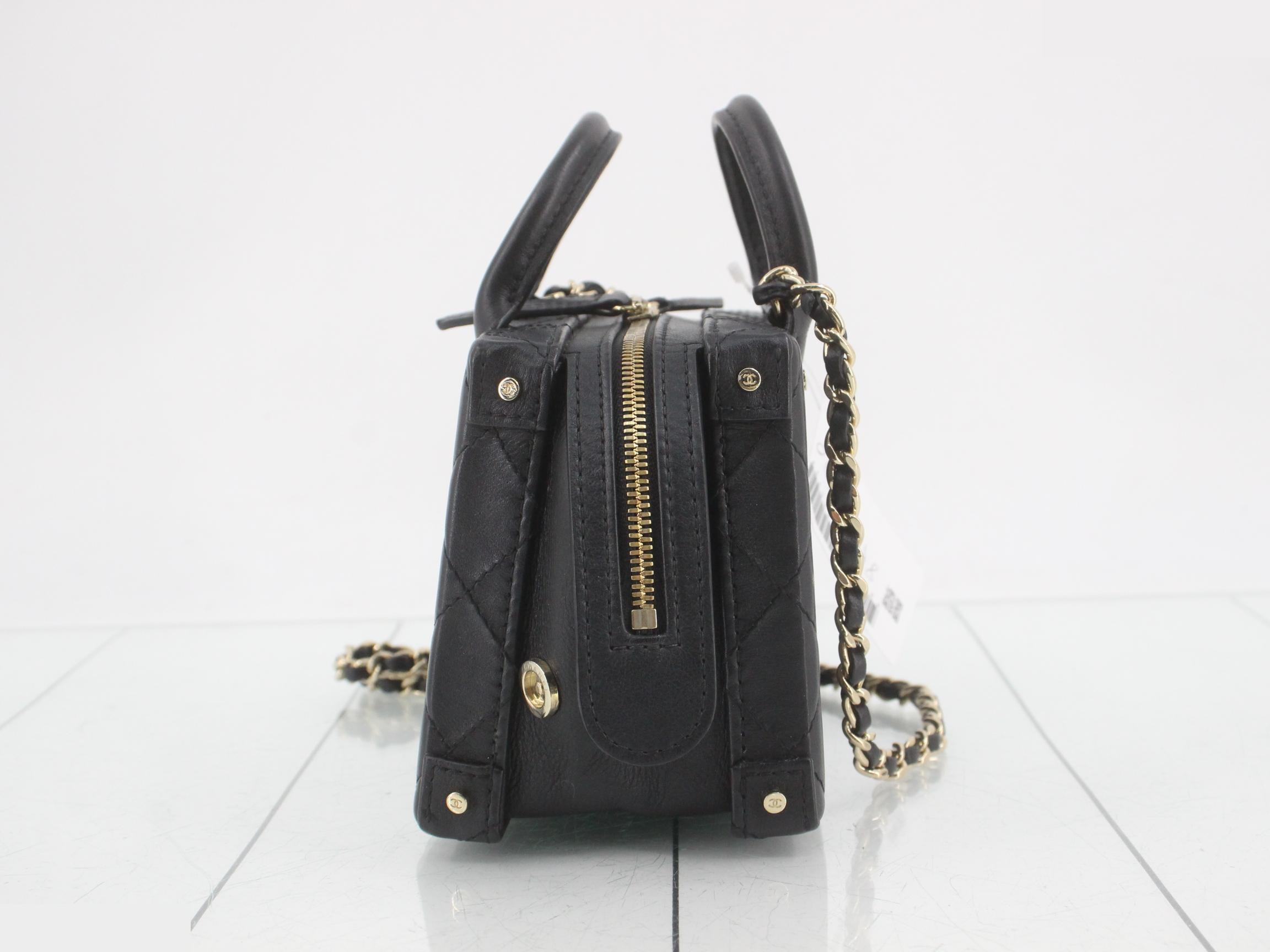 2-Way Top Handle Leather Shoulder Bag — view 4