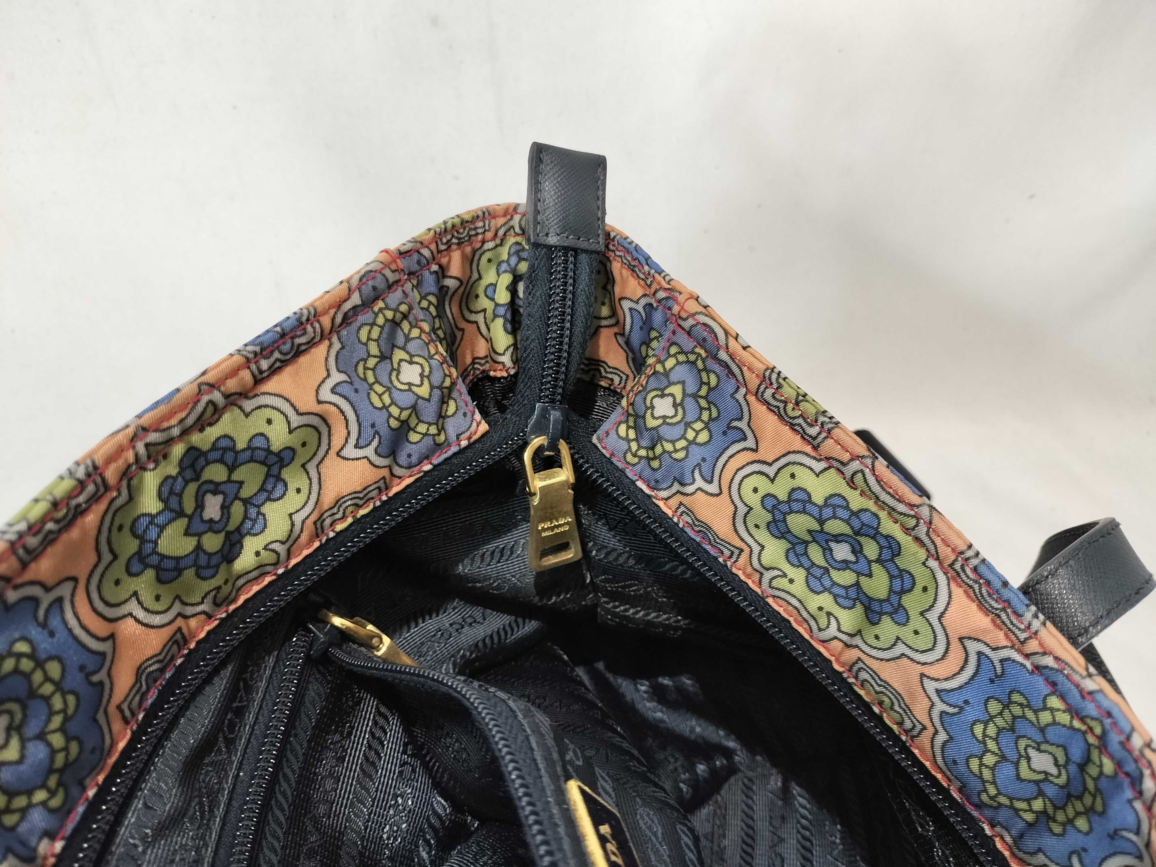 Nylon Paisley 2-Way Shoulder Bag — view 13