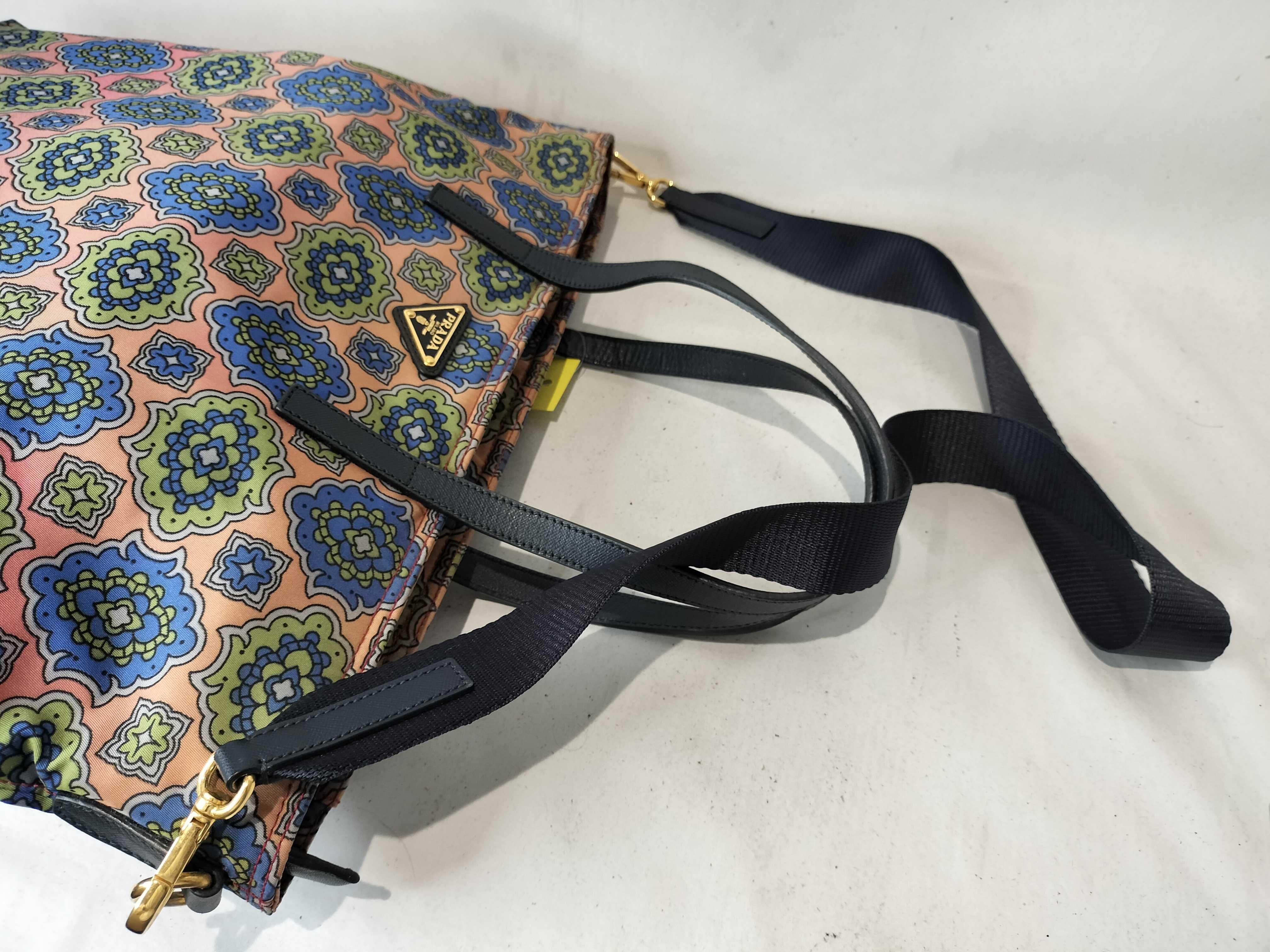Nylon Paisley 2-Way Shoulder Bag — view 4