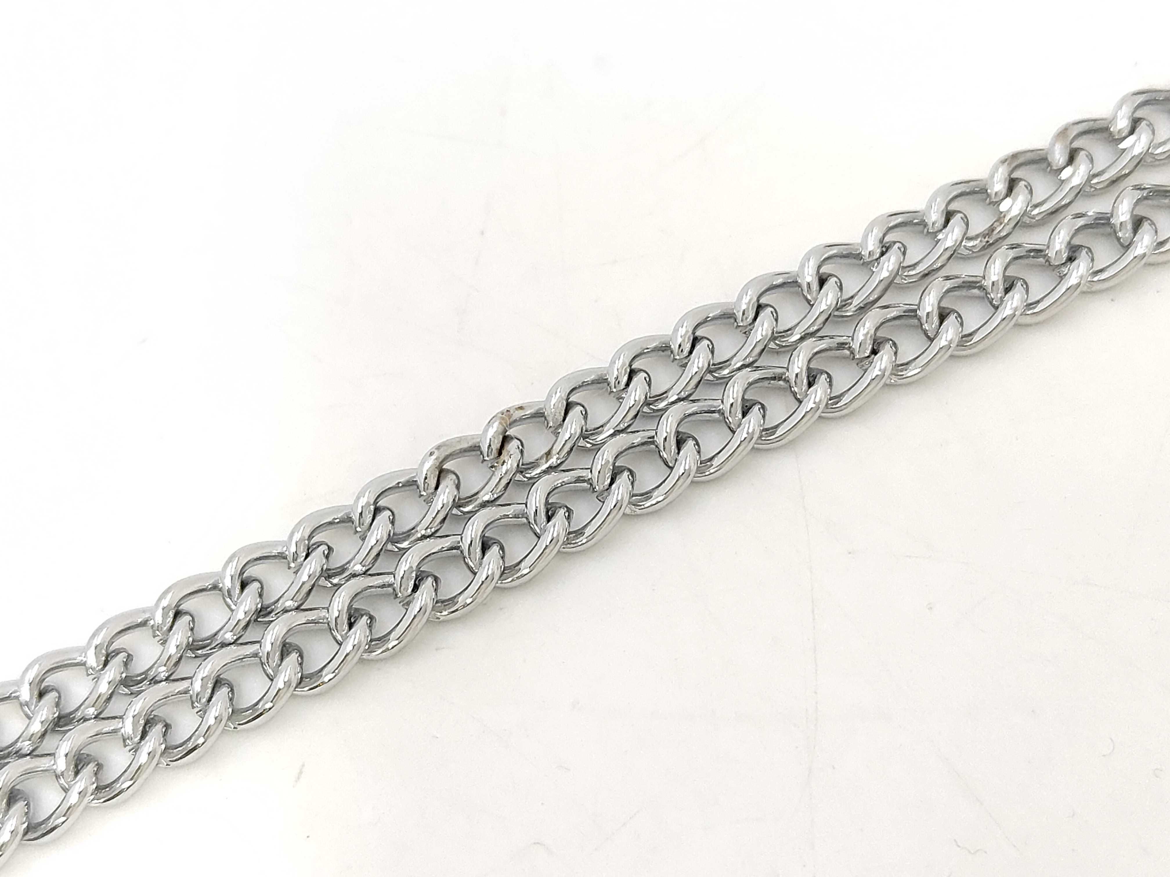 Long Wallet Chain Wallet Leather Black Silver Hardware 331746 0959 Wallet — view 4