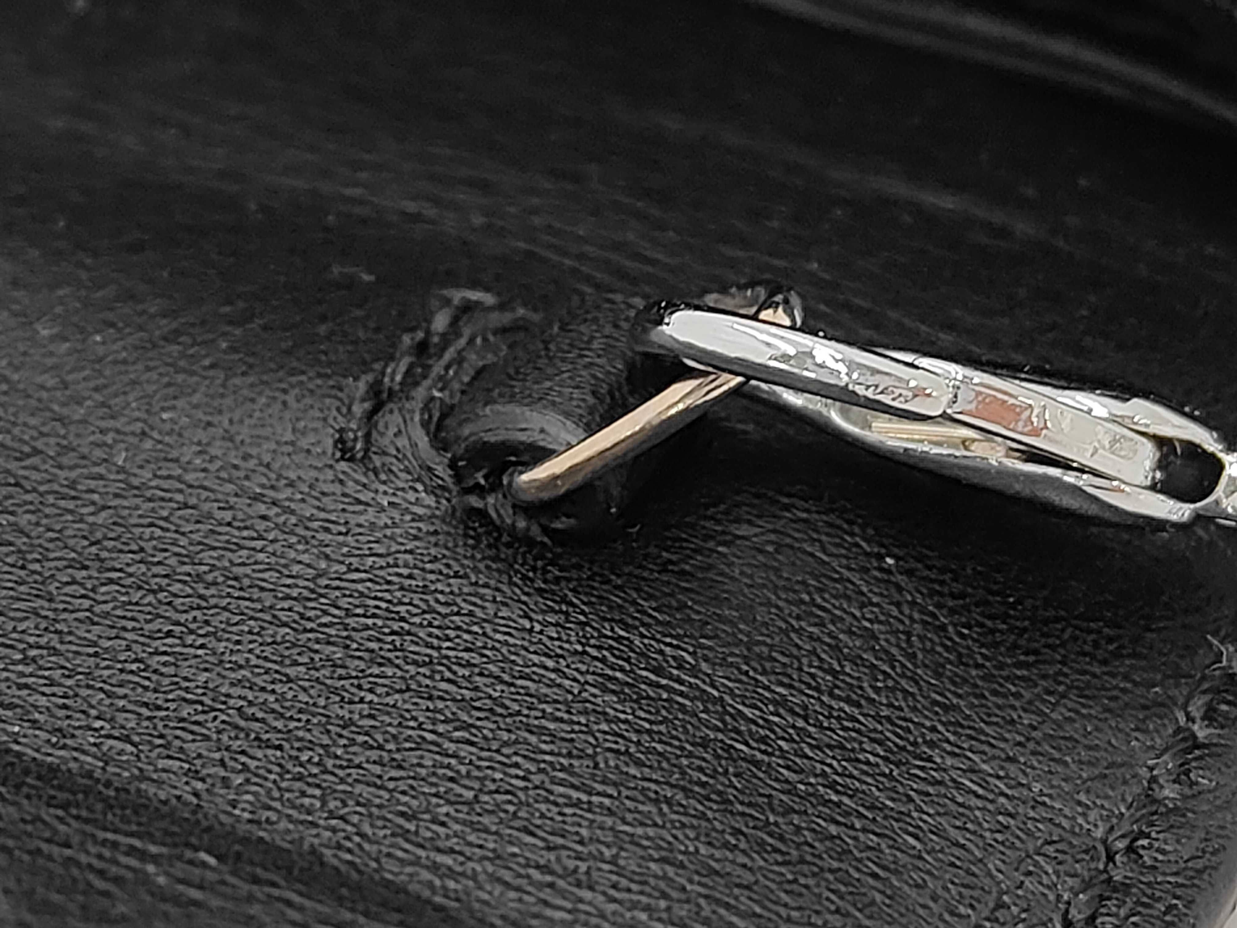 Long Wallet Chain Wallet Leather Black Silver Hardware 331746 0959 Wallet — view 5
