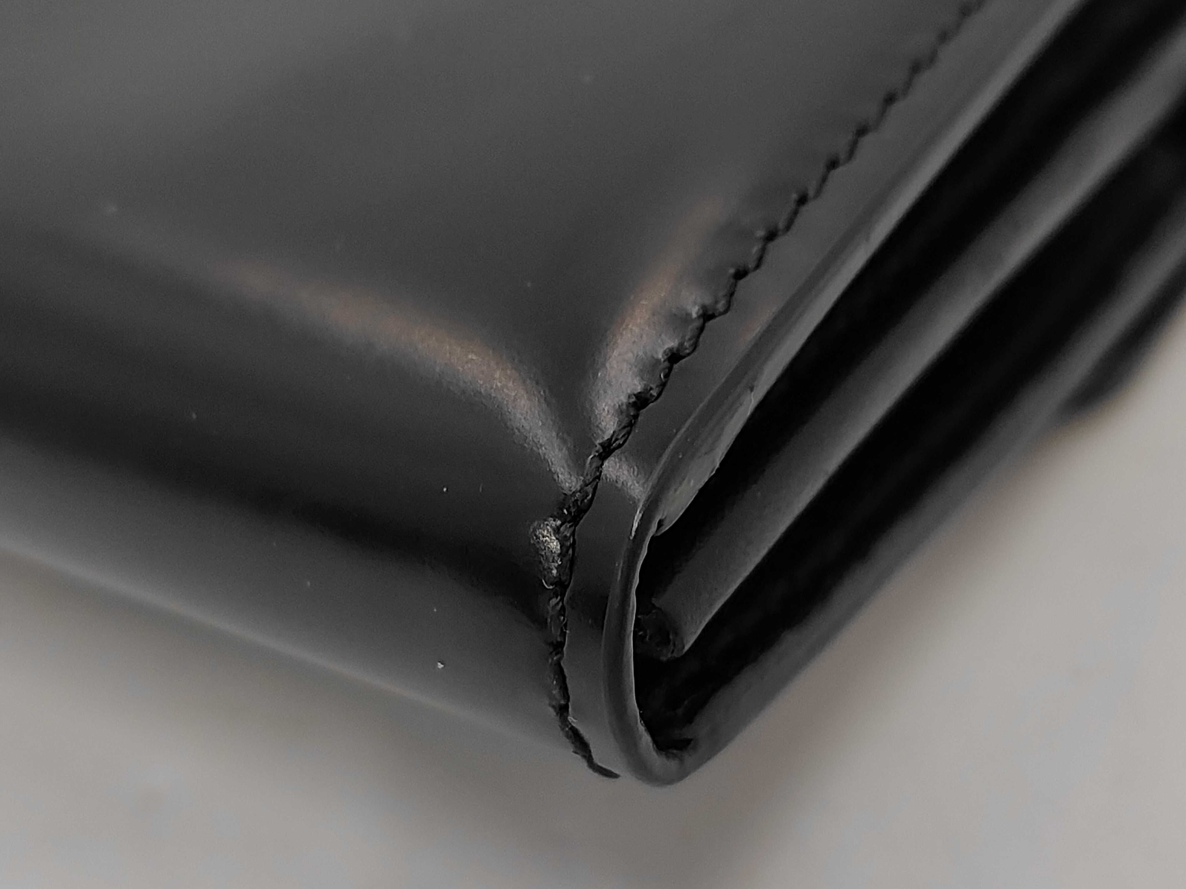Long Wallet Chain Wallet Leather Black Silver Hardware 331746 0959 Wallet — view 7