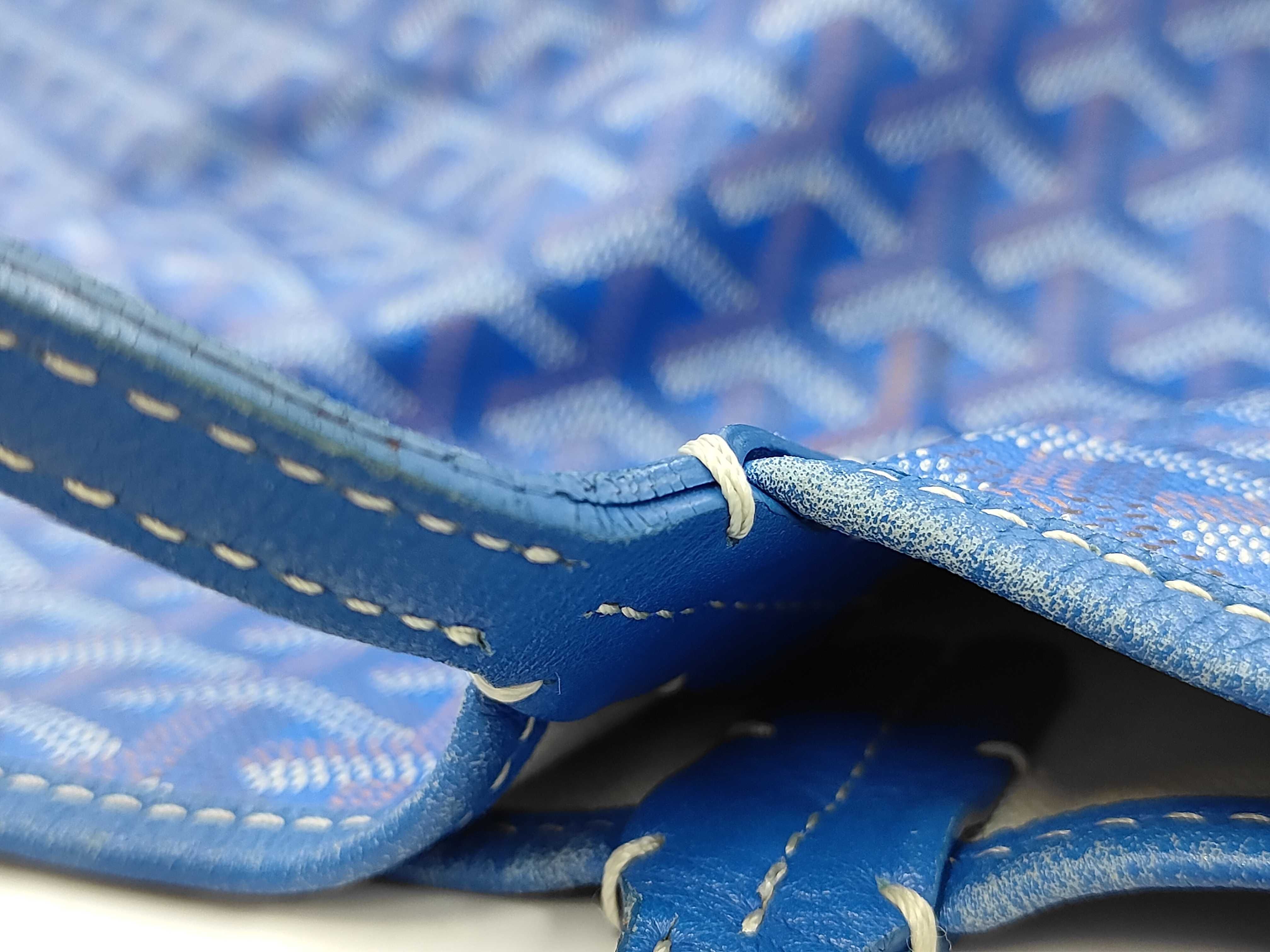Blue Silver Saint Louis Tote Bag — view 10