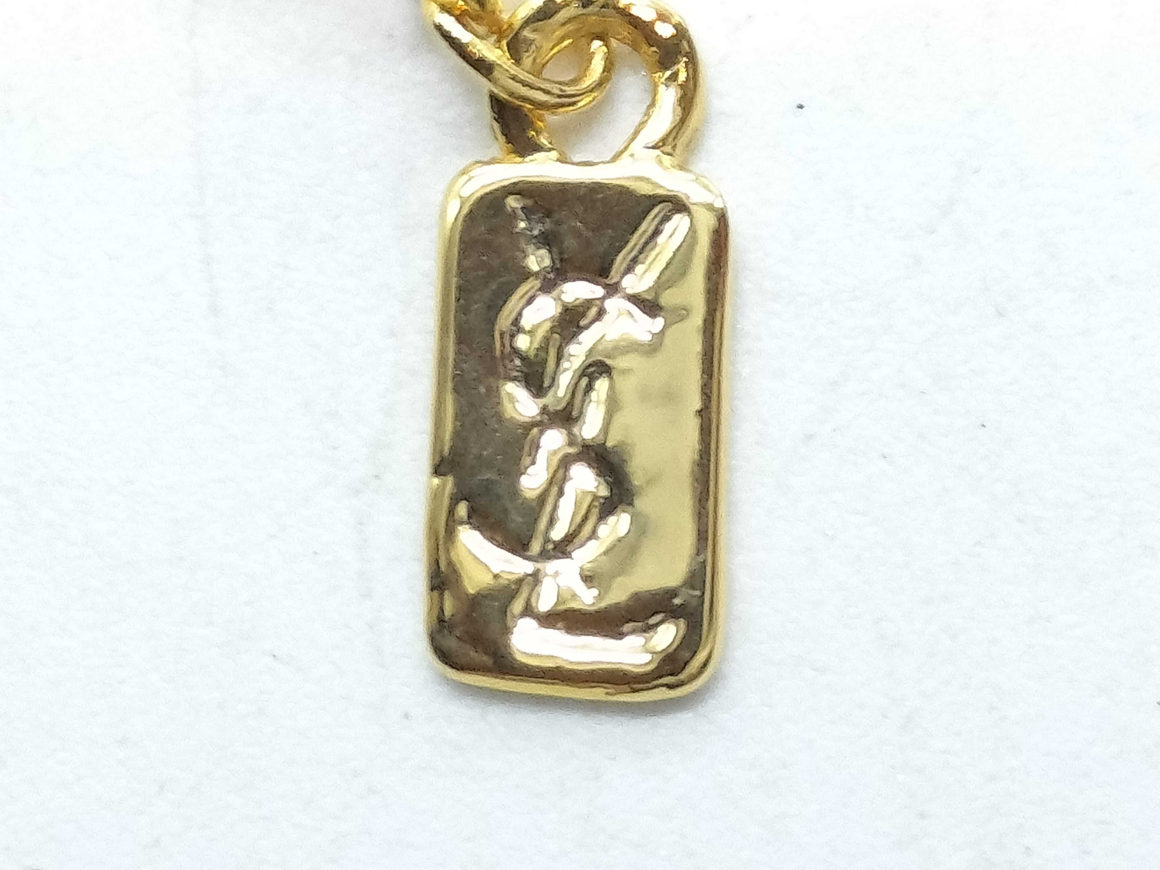Gold Plated Leaf Vintage Necklace — view 6