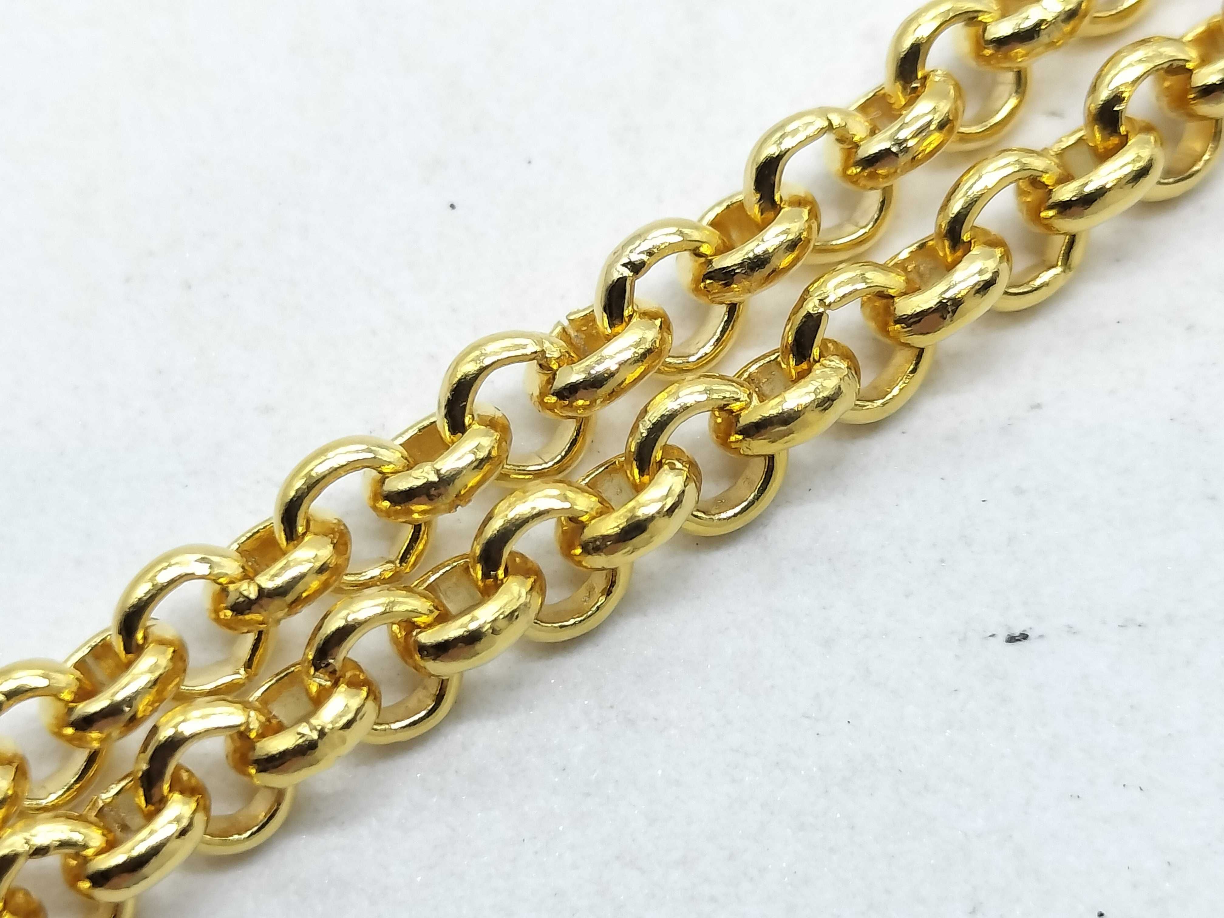 Gold Plated Leaf Vintage Necklace — view 8