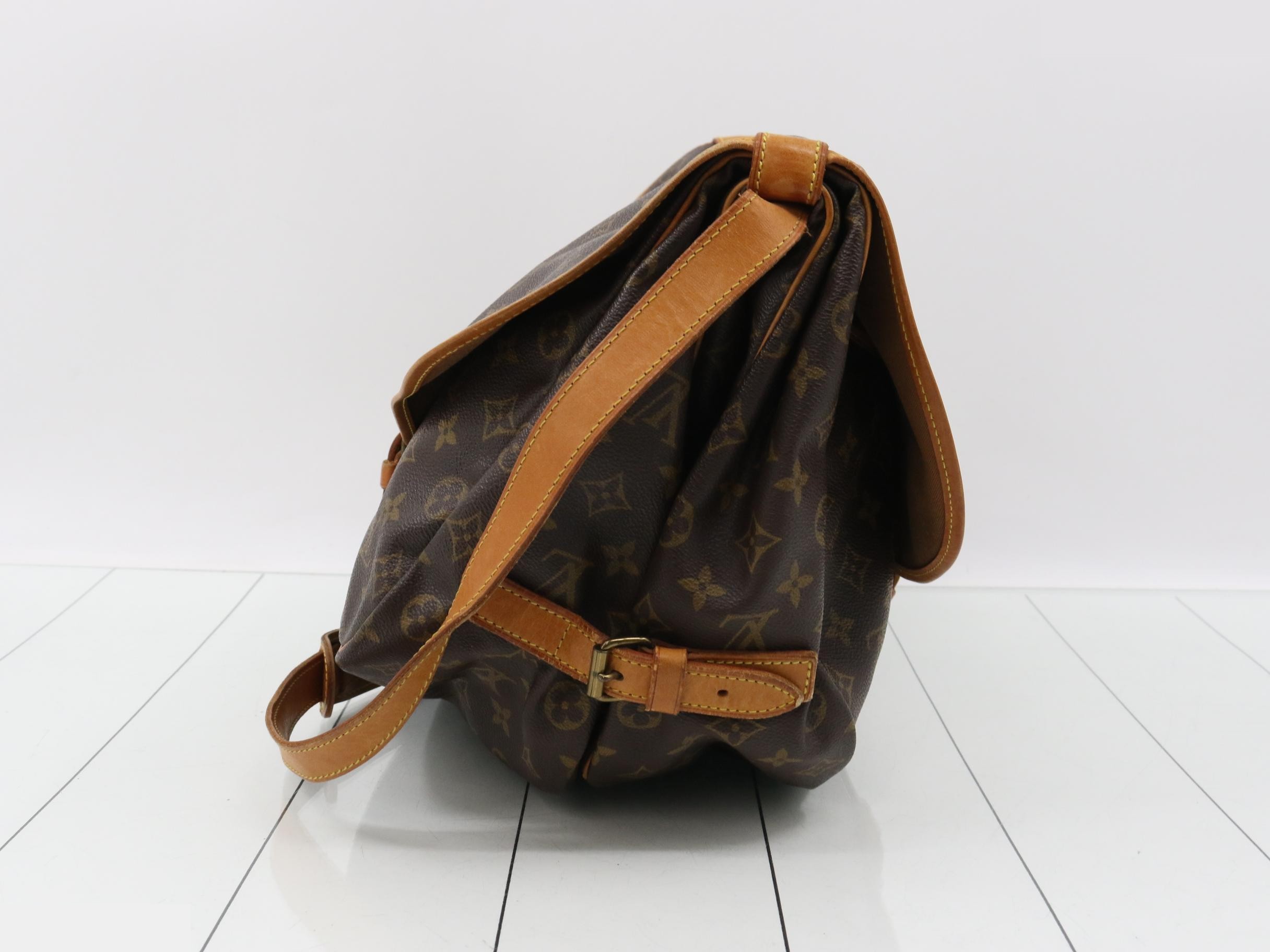 Monogram Saumur 35 Shoulder Bag — view 3
