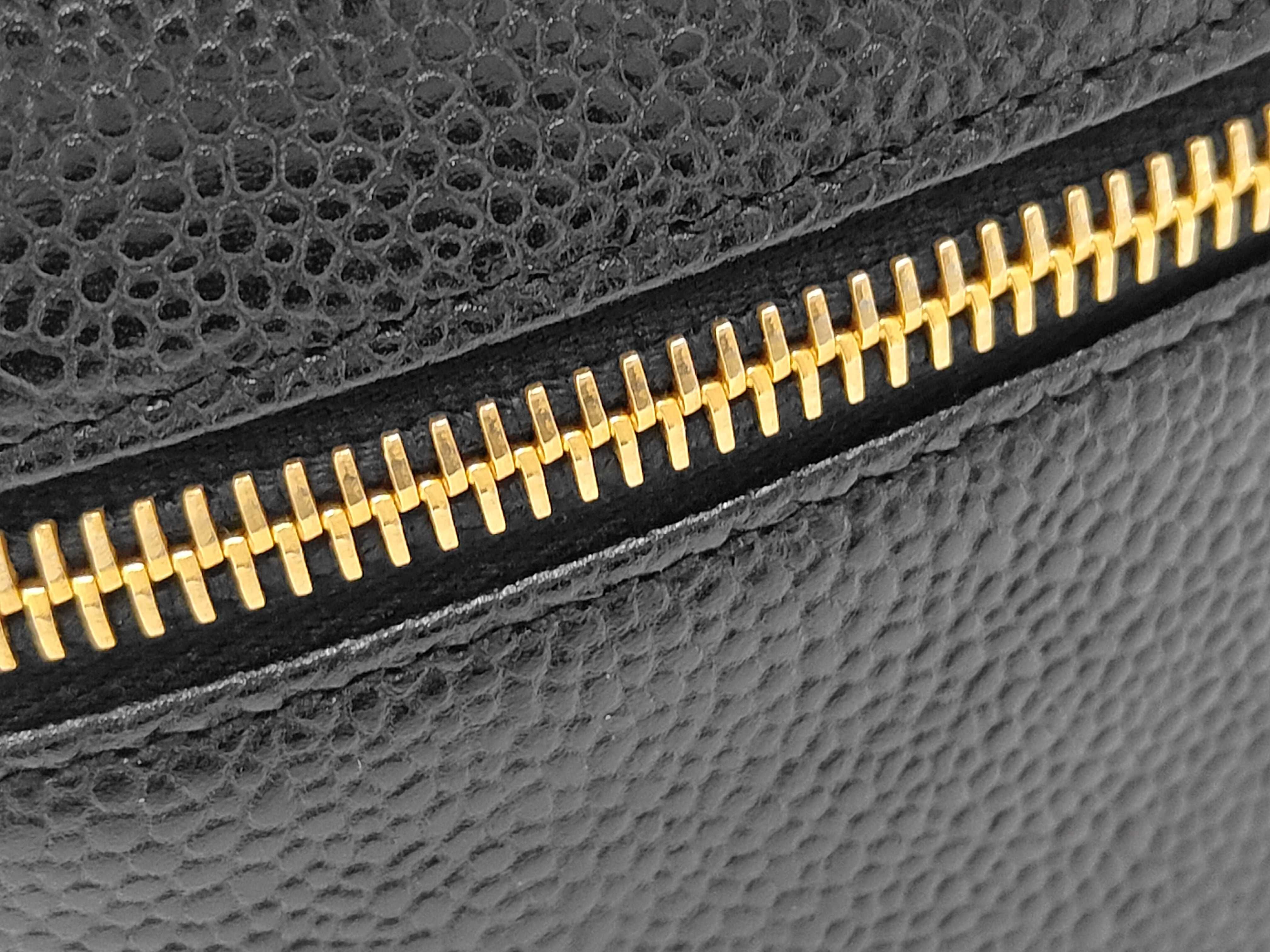 Caviar Skin Black Vanity Bag — view 8
