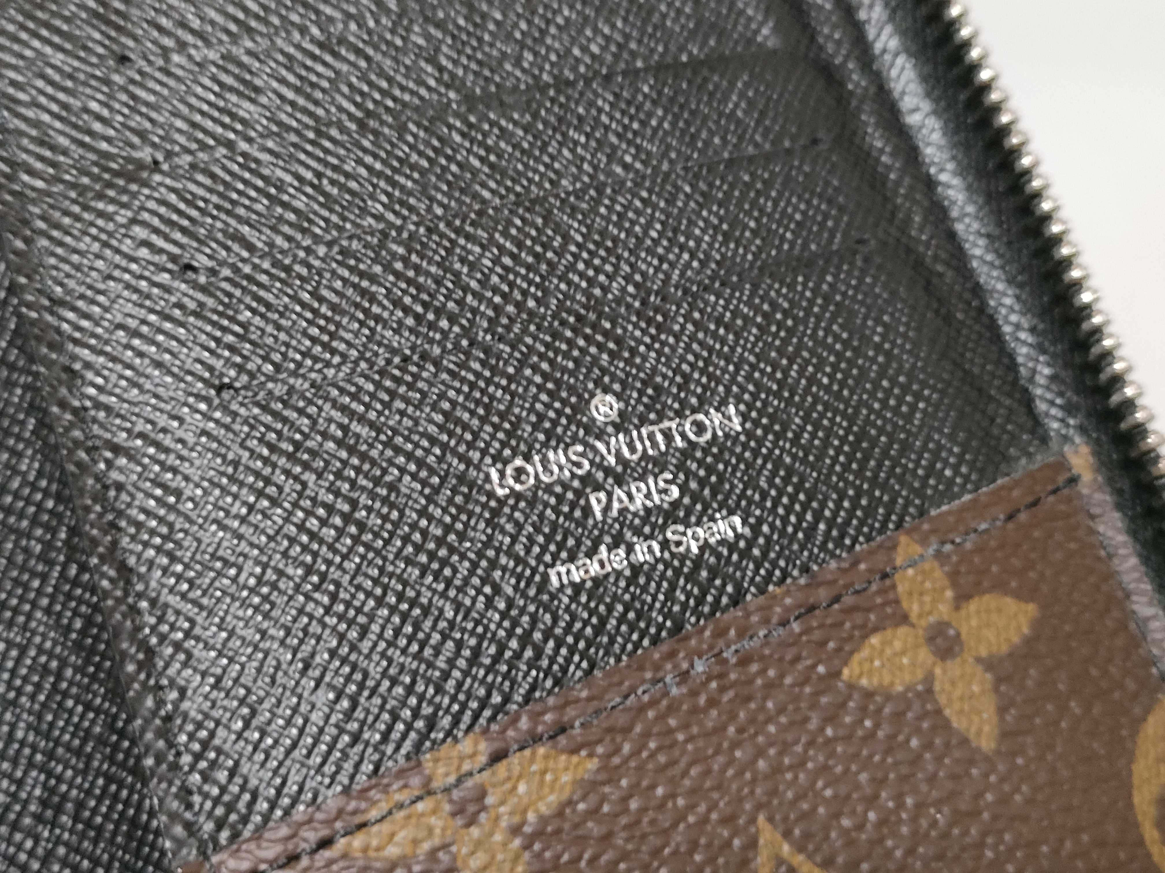 Zippy Wallet Vertical Monogram Macassar Wallet — view 12