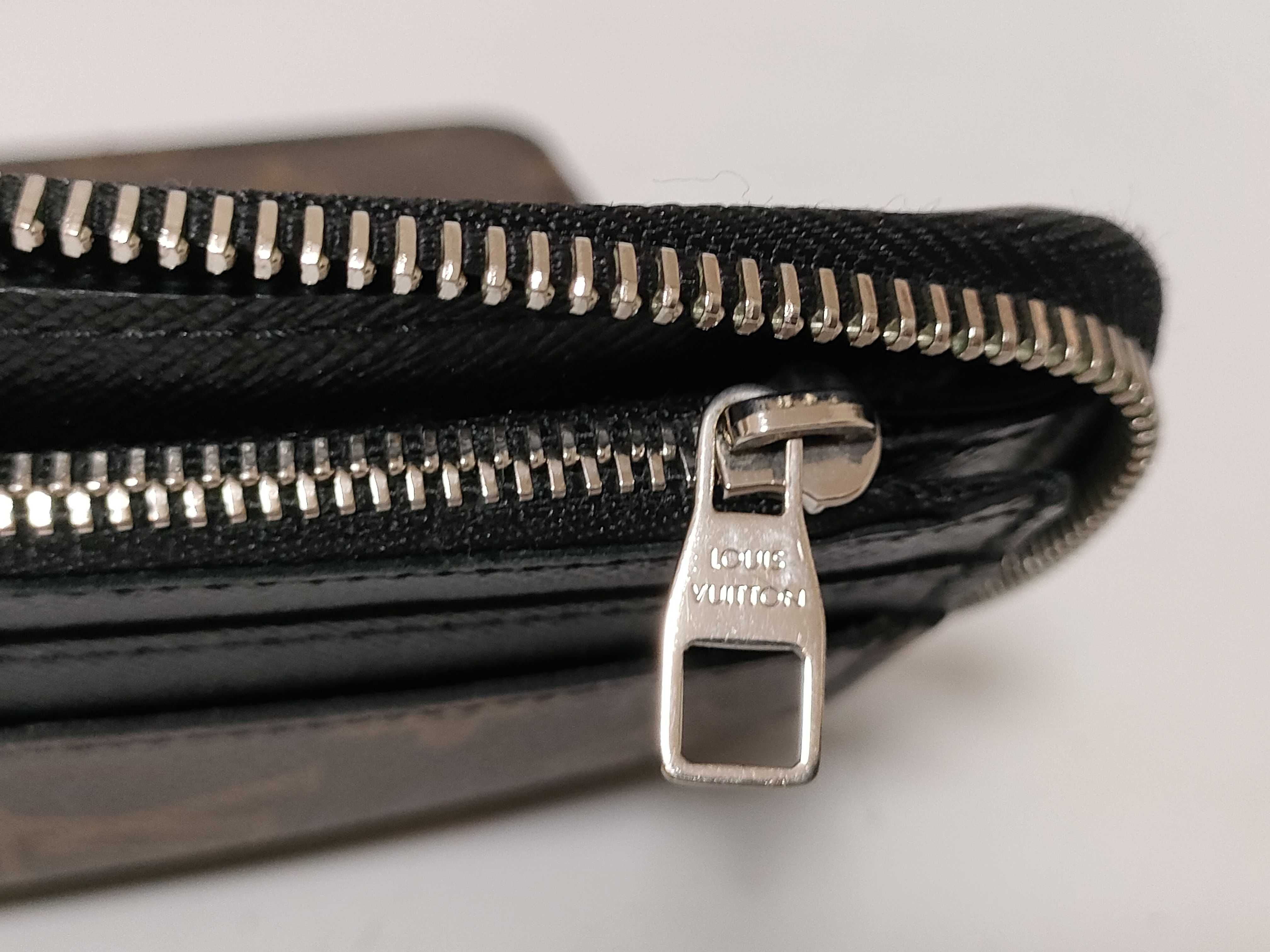 Zippy Wallet Vertical Monogram Macassar Wallet — view 7