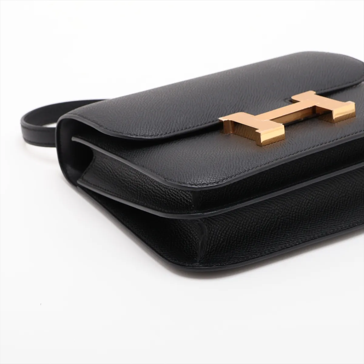 [Individually packaged] Hermes Constance 3 Mini 18 Miroir Veau Epsom Black Gold Hardware G:2026 Model with Mirror — view 4