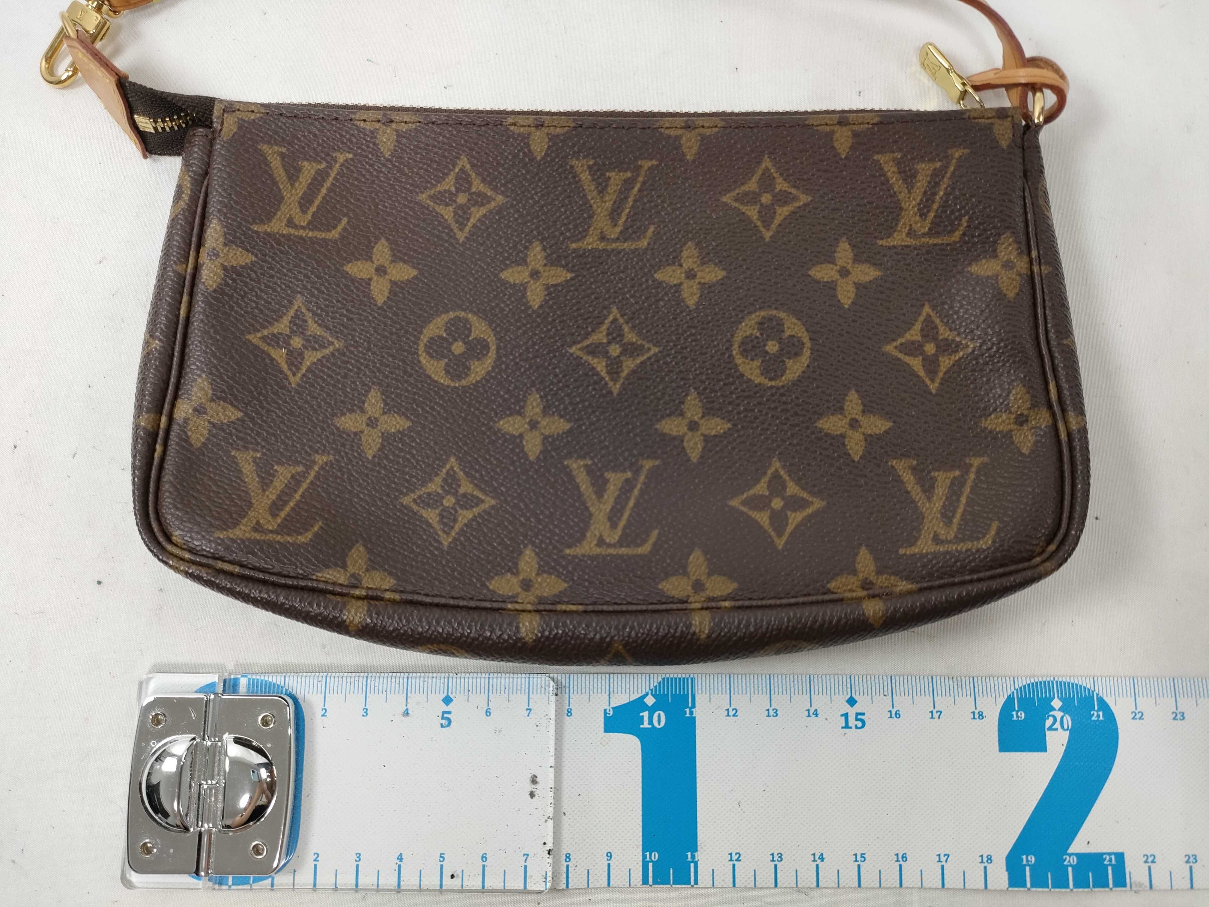 Monogram Pochette Accessoires M51980 VI0062 Brown Pouch — view 2