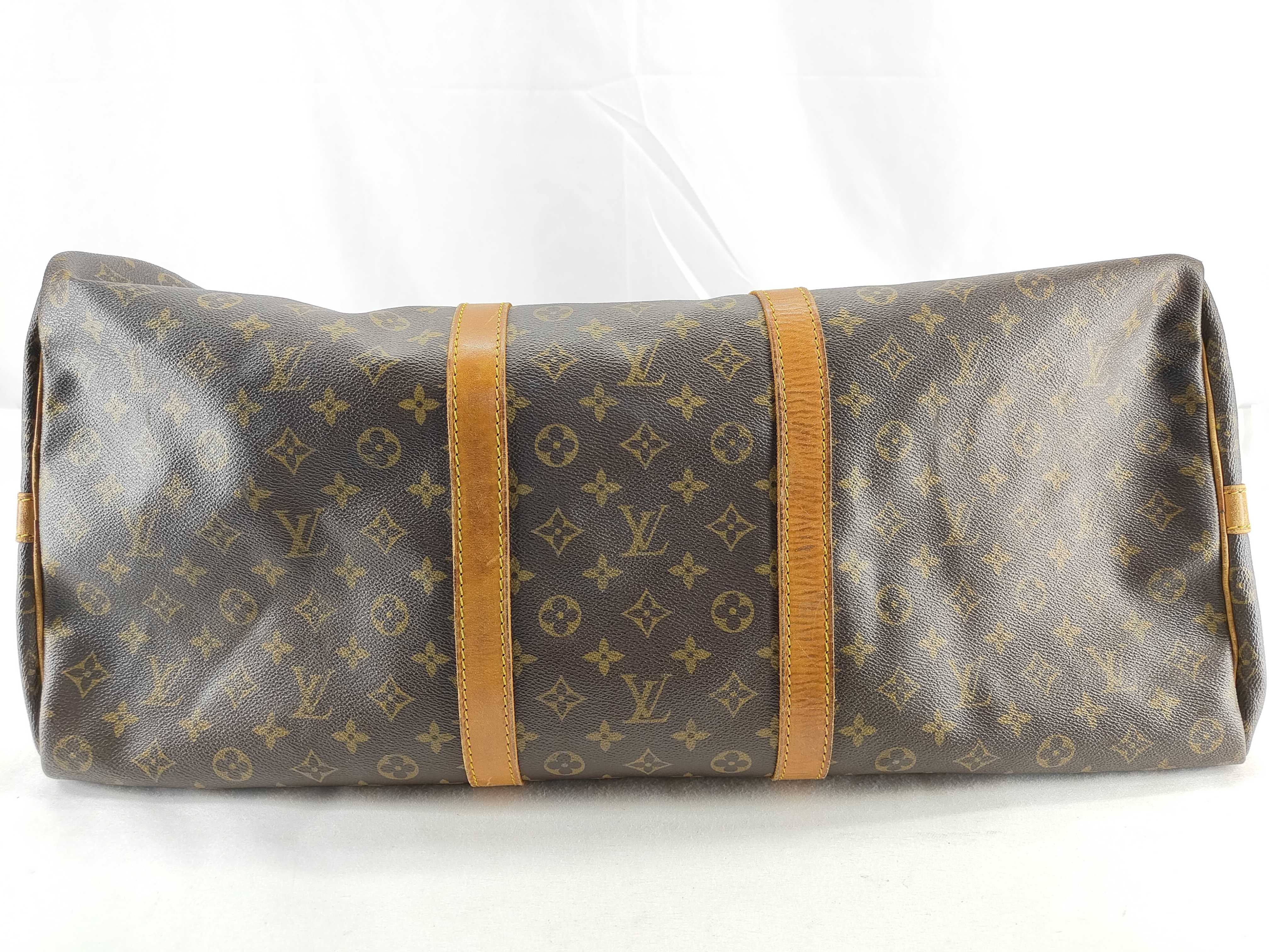 Monogram Keepall Bandoulière 60 Monogram 843 Boston Bag — view 9