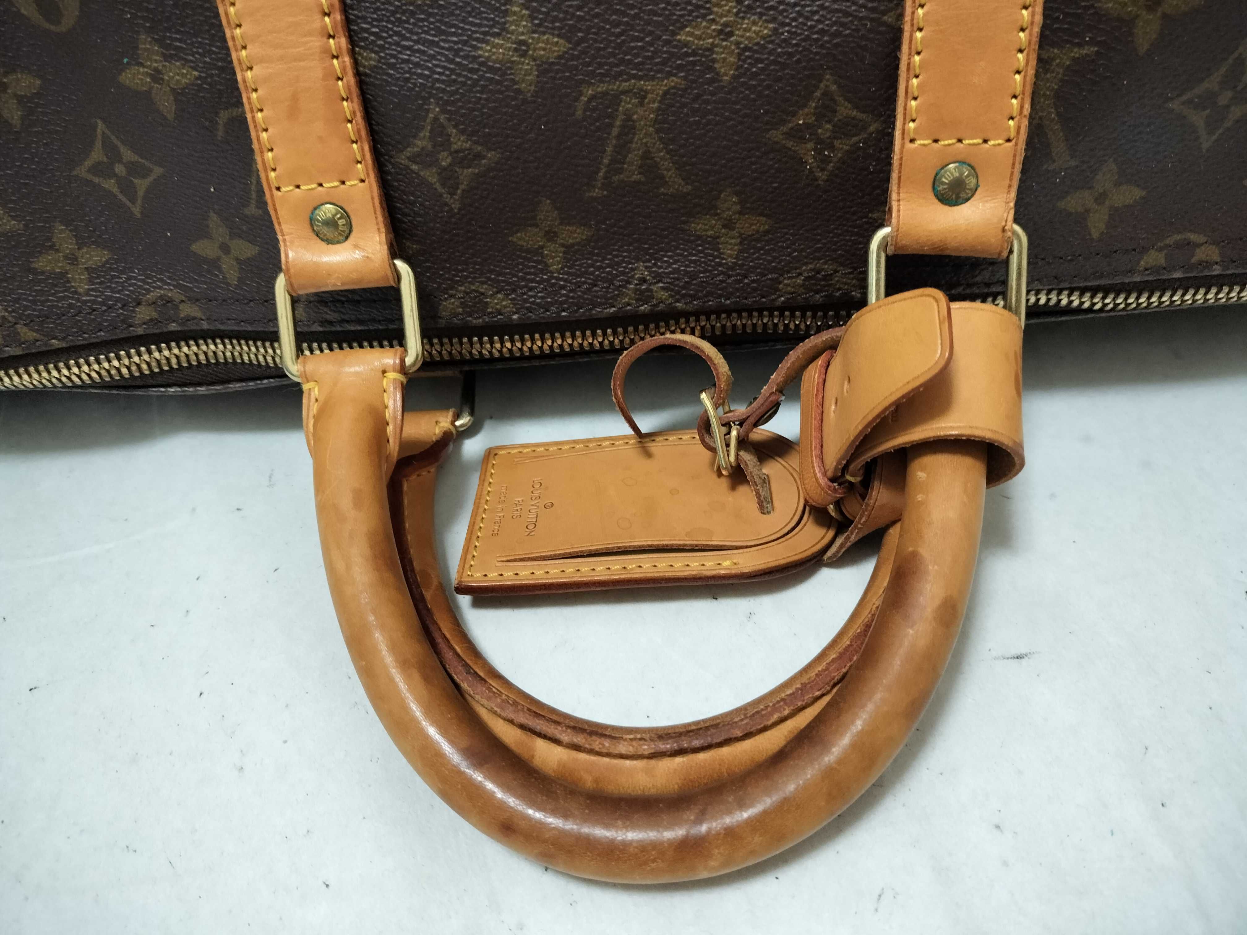 Monogram Keepall 55 M41424 SP0994 Brown Boston Bag — view 3