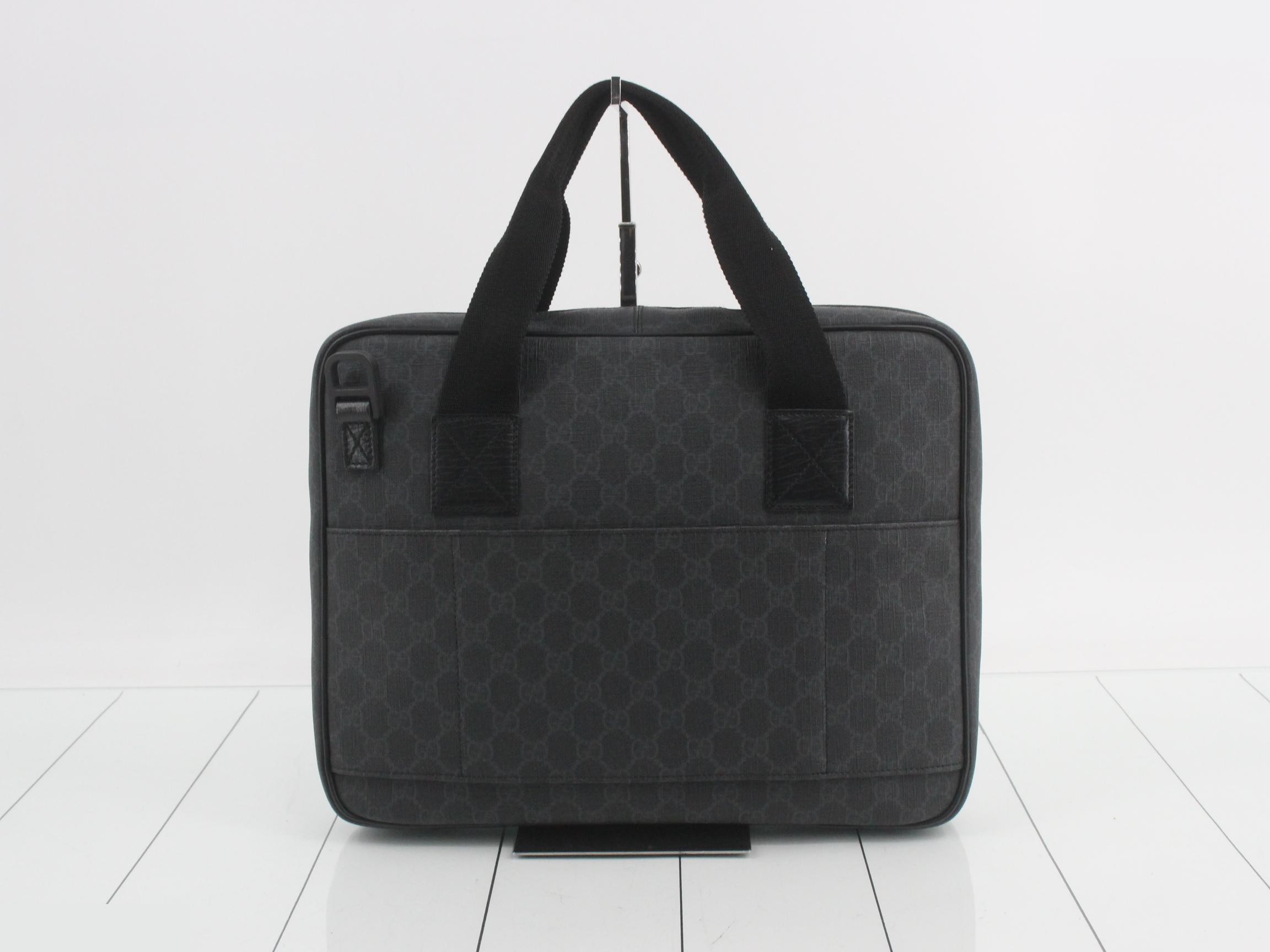 169934 GG Supreme 2-way Shoulder Bag Business Black — view 2