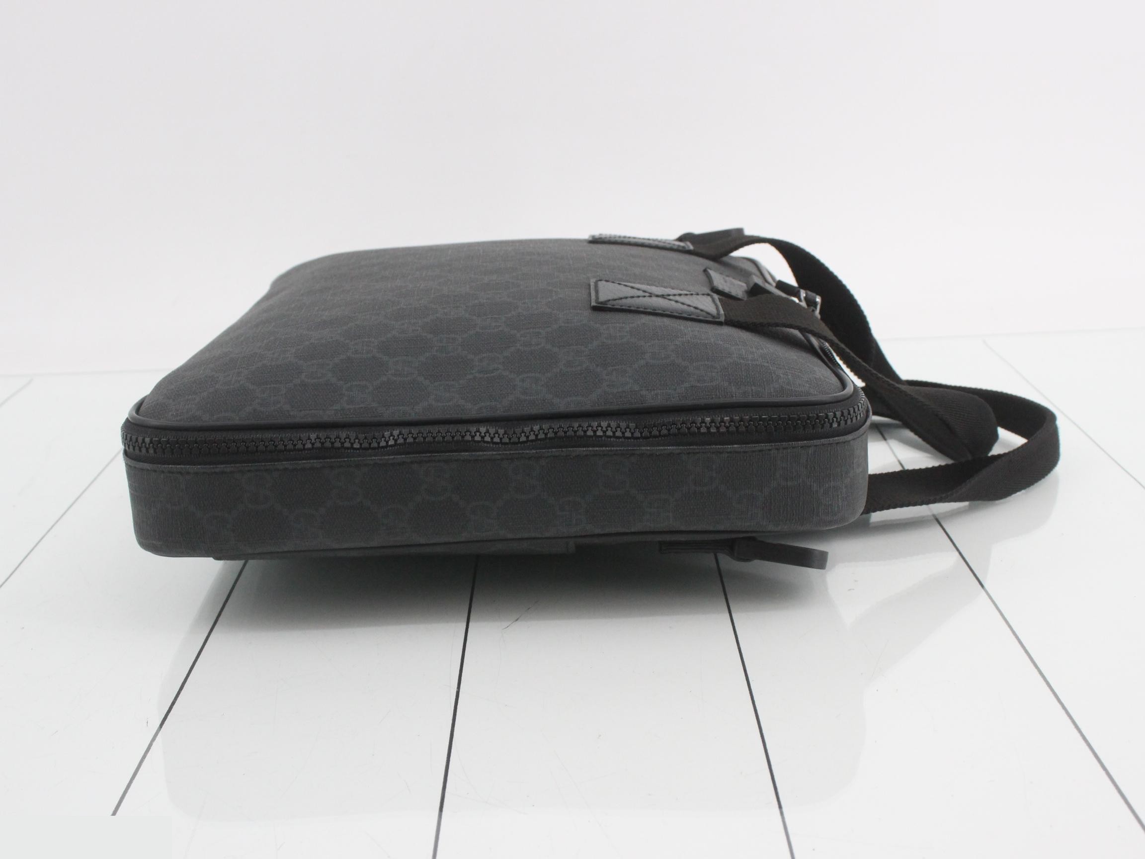 169934 GG Supreme 2-way Shoulder Bag Business Black — view 3