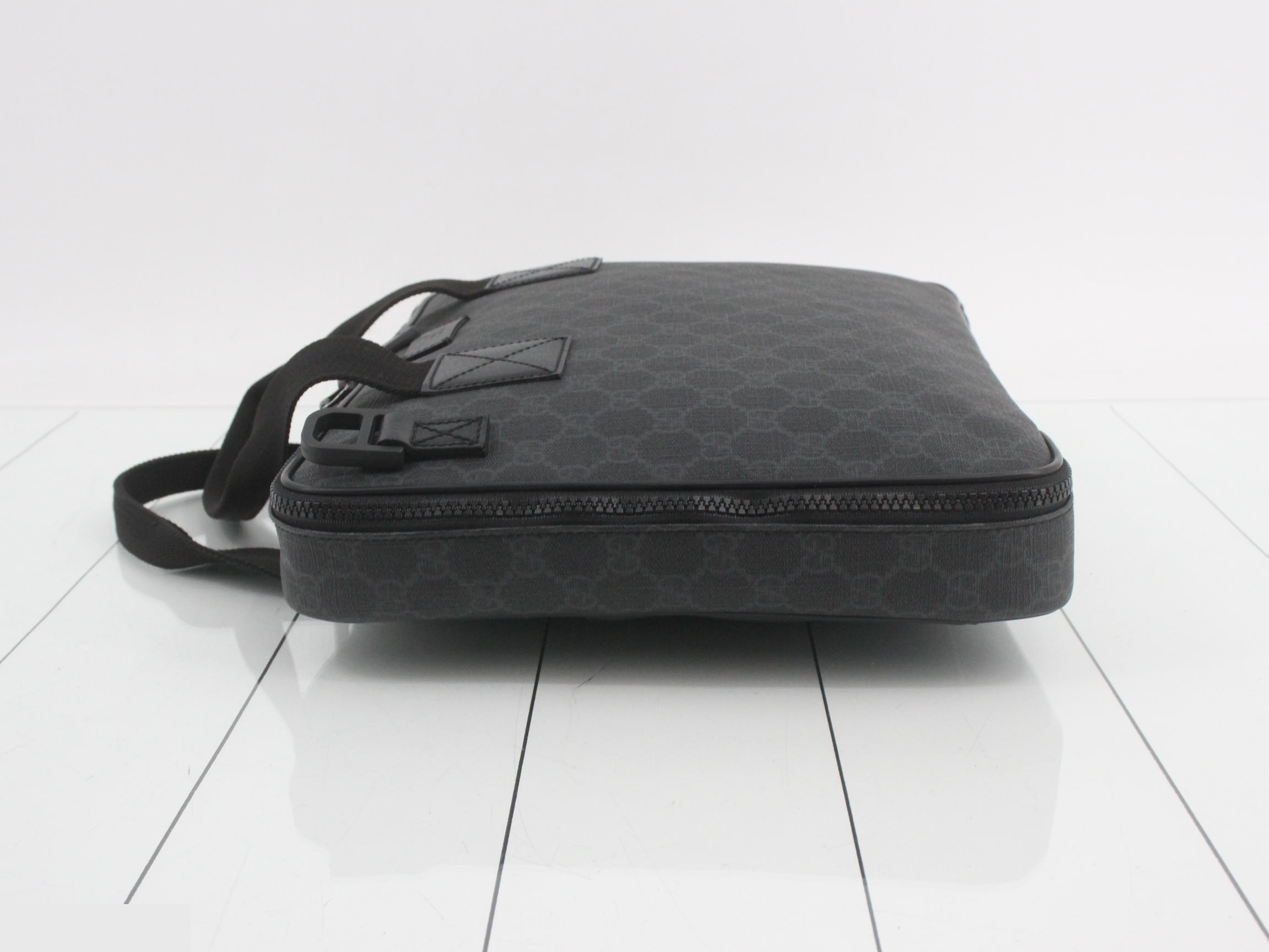 169934 GG Supreme 2-way Shoulder Bag Business Black — view 4