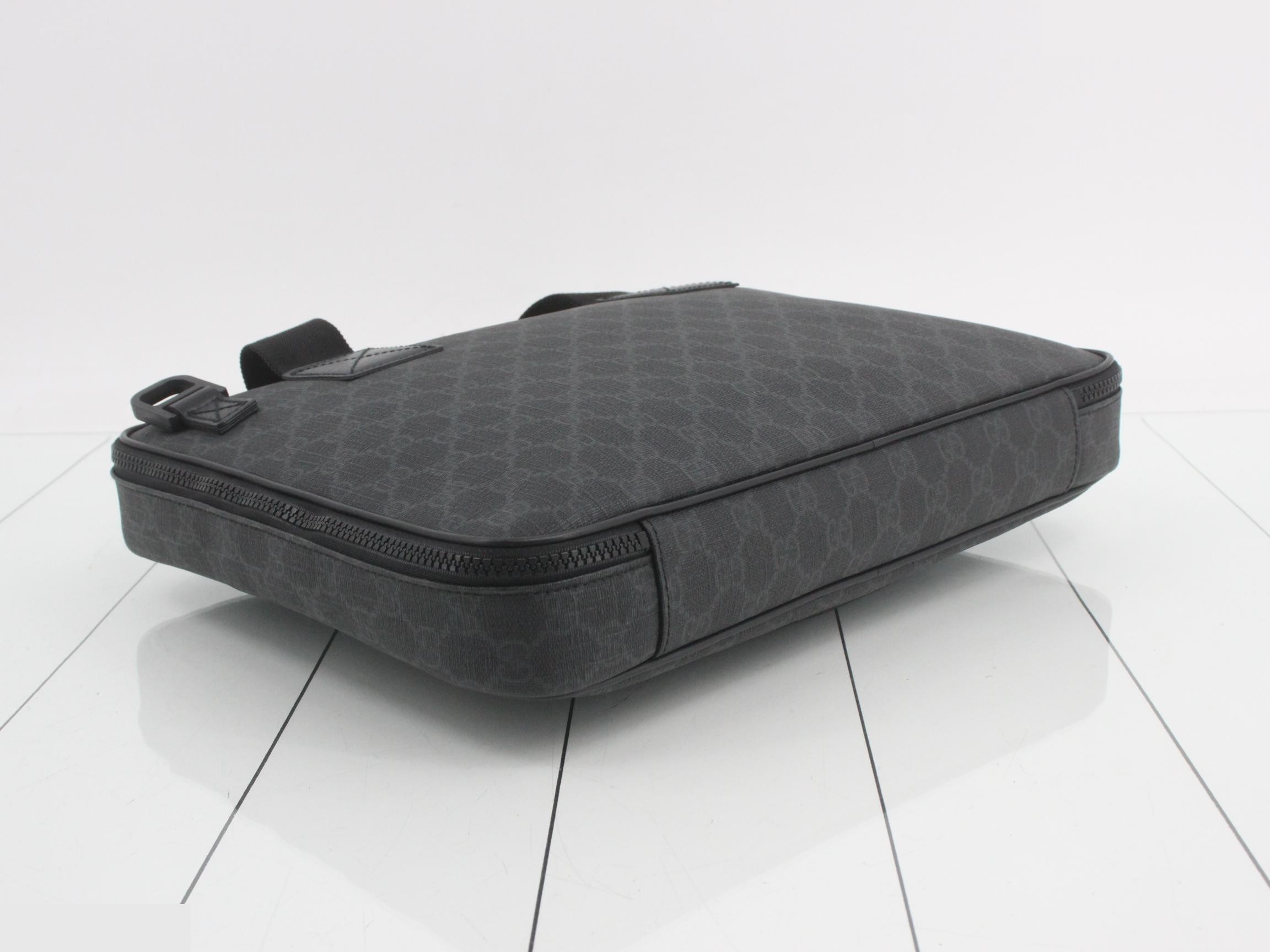 169934 GG Supreme 2-way Shoulder Bag Business Black — view 5