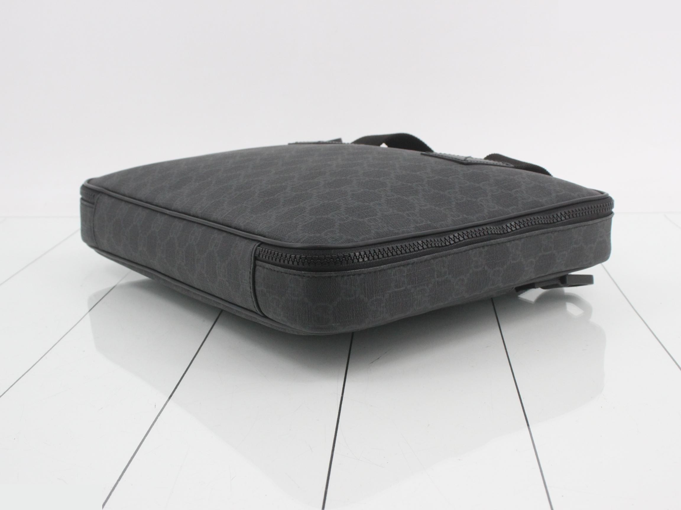 169934 GG Supreme 2-way Shoulder Bag Business Black — view 6