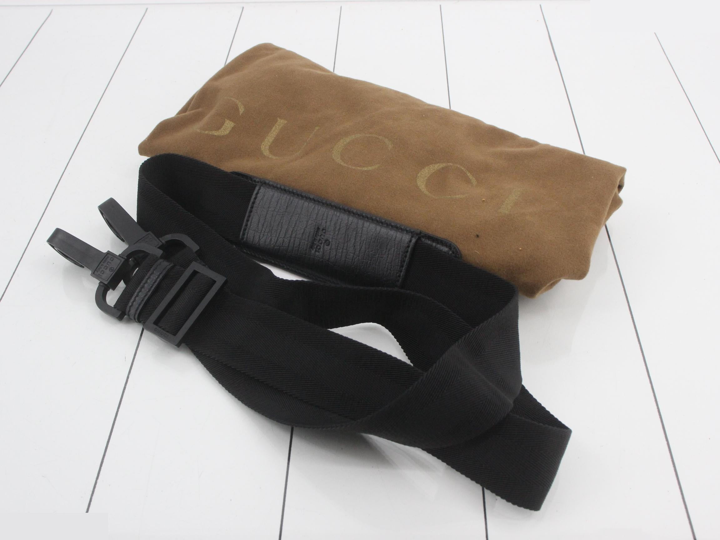 169934 GG Supreme 2-way Shoulder Bag Business Black — view 7