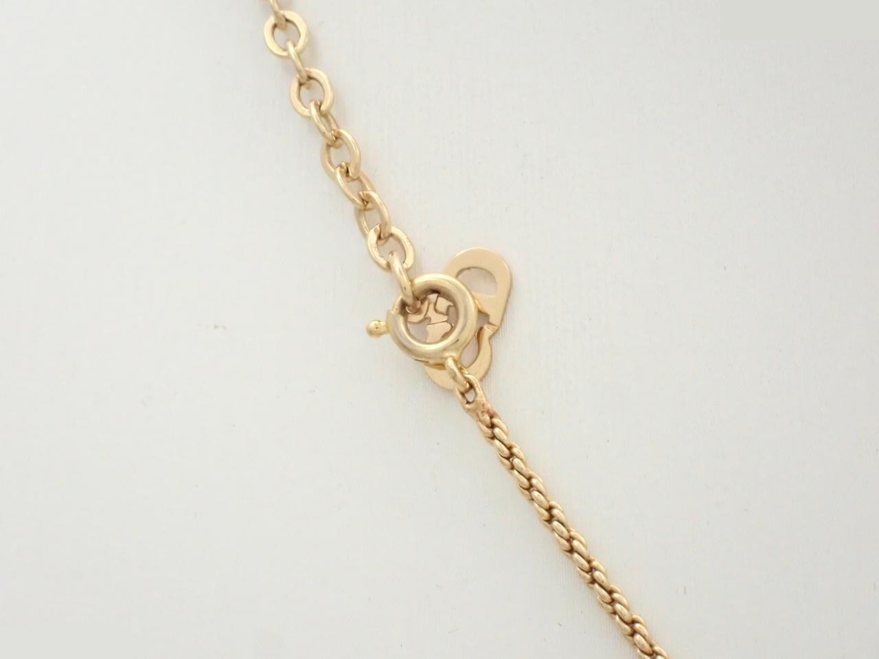 Other lines: Precious metal necklace, logo, gold, chain approximately 44cm. — view 2