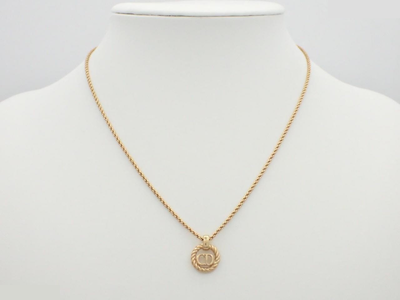 Other lines: Precious metal necklace, logo, gold, chain approximately 44cm. — view 3