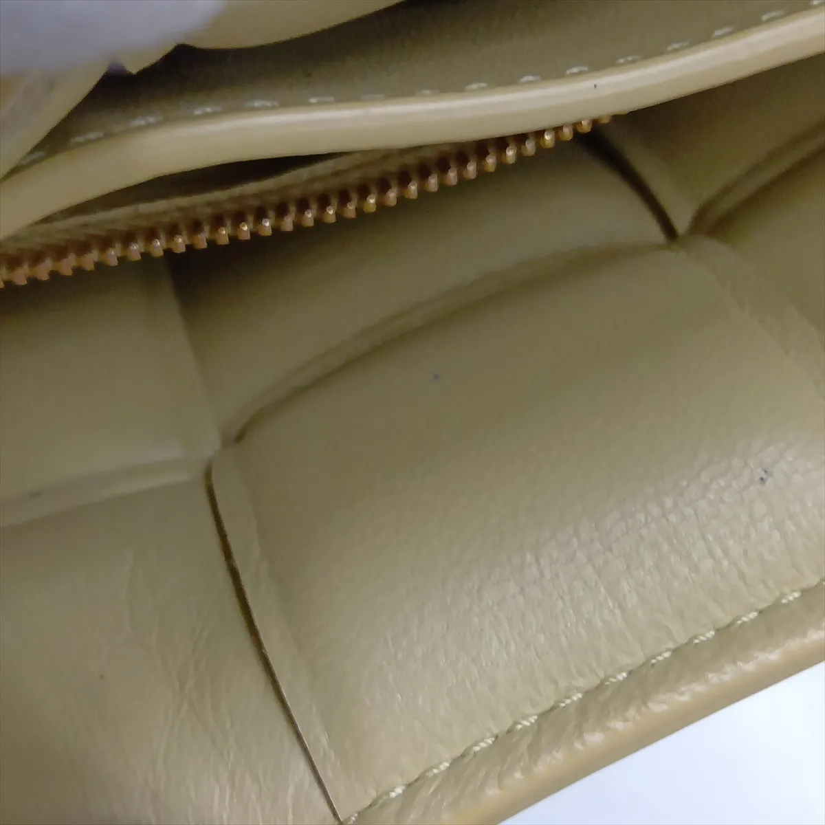 Maxi Intrecciato Padded Cassette Leather Shoulder Bag, Beige — view 12