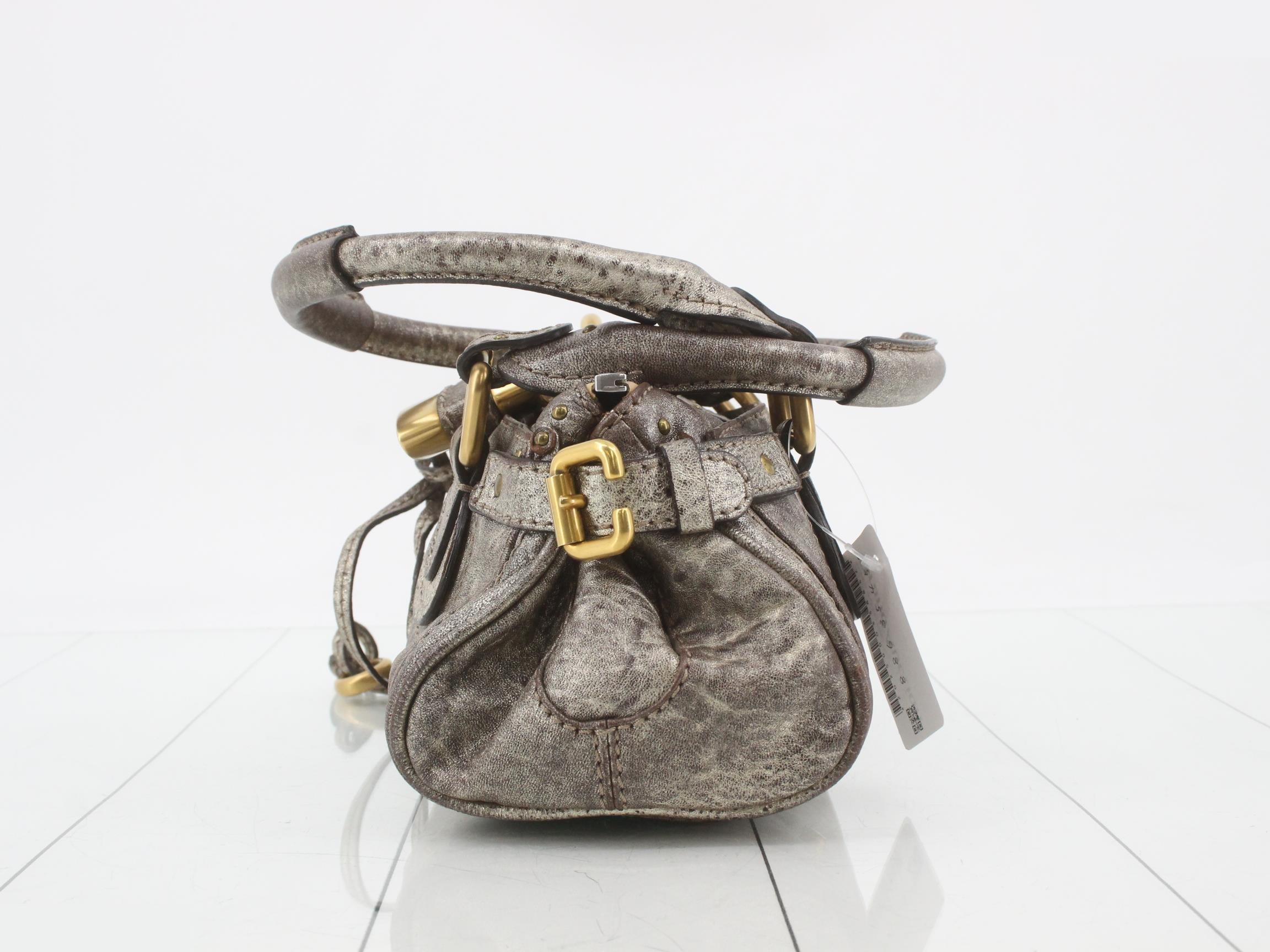 Mini Paddington (Bag) - Handbag, Silver — view 3