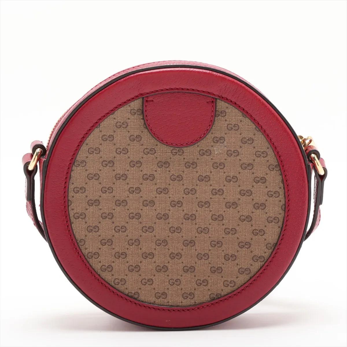 Doraemon x Gucci Mini GG Supreme 625216 PVC x Leather Shoulder Bag Brown x Red — view 2