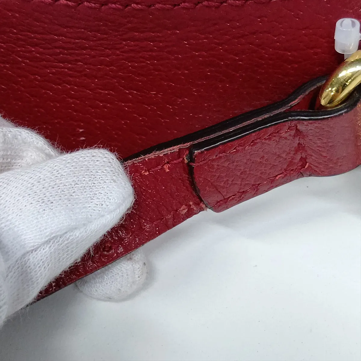 Doraemon x Gucci Mini GG Supreme 625216 PVC x Leather Shoulder Bag Brown x Red — view 13